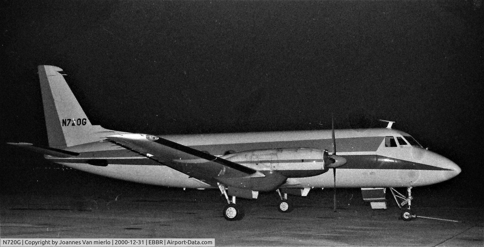 N720G, 1964 Grumman G-159 Gulfstream 1 C/N 143, Brussels