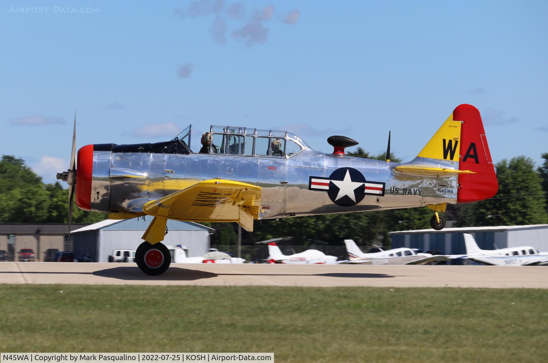 N45WA, 1943 North American SNJ-4 Texan C/N 88-11850, North American SNJ-4