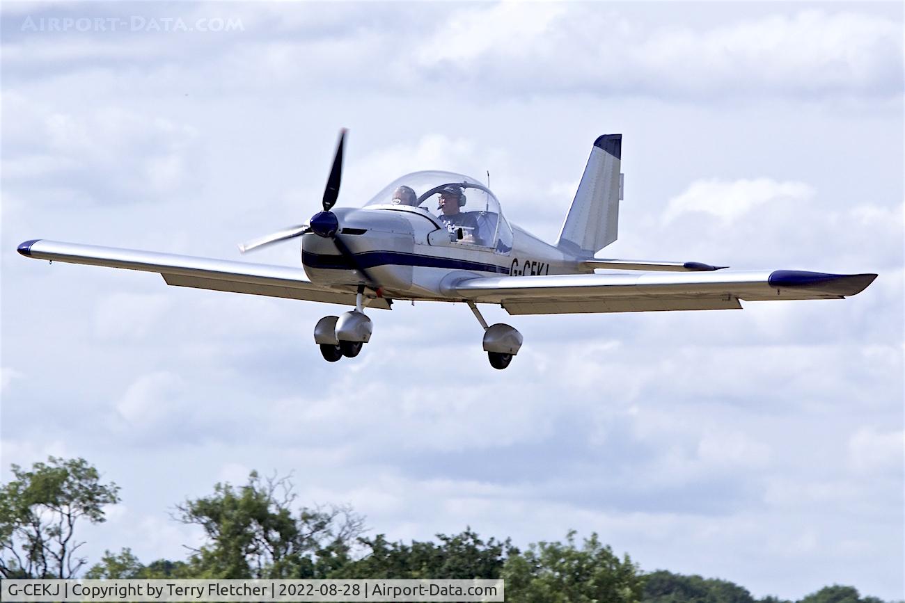 G-CEKJ, 2007 Aerotechnik EV-97 Eurostar C/N PFA 315A-14584, At Stoke Golding