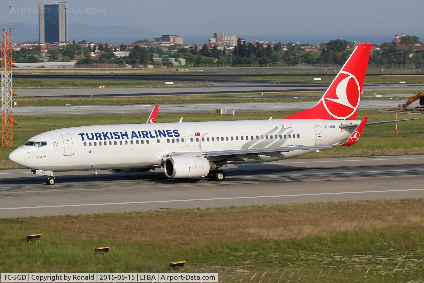TC-JGD, 2001 Boeing 737-8F2 C/N 29788, at ltba