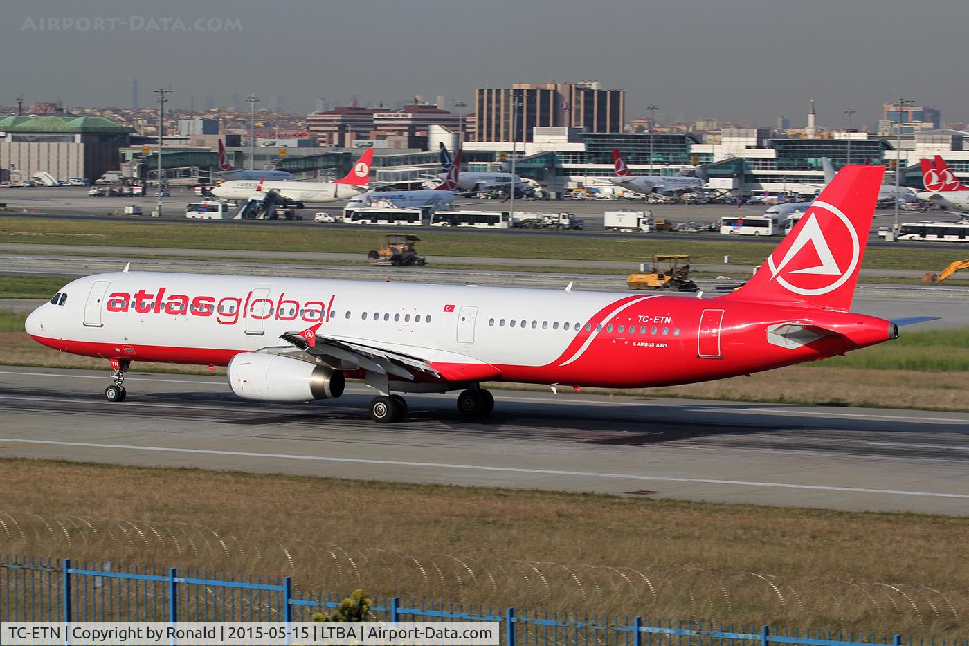 TC-ETN, 1996 Airbus A321-131 C/N 614, at ltba