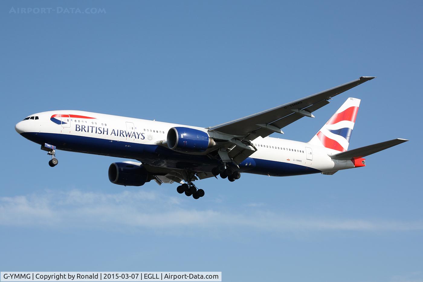 G-YMMG, 2000 Boeing 777-236/ER C/N 30308, at lhr