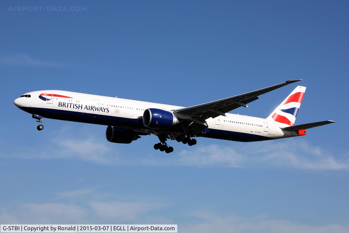 G-STBI, 2013 Boeing 777-336/ER C/N 43702, at lhr