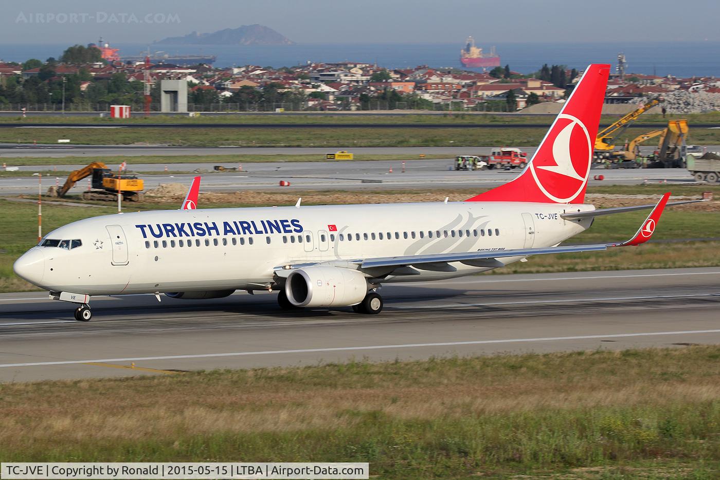 TC-JVE, 2014 Boeing 737-8F2 C/N 42006, at ist