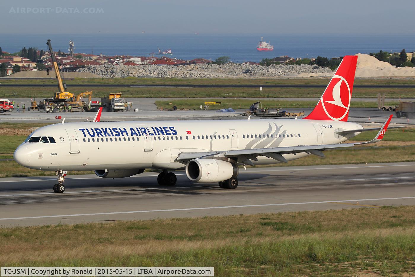 TC-JSM, 2013 Airbus A321-231 C/N 5689, at ist