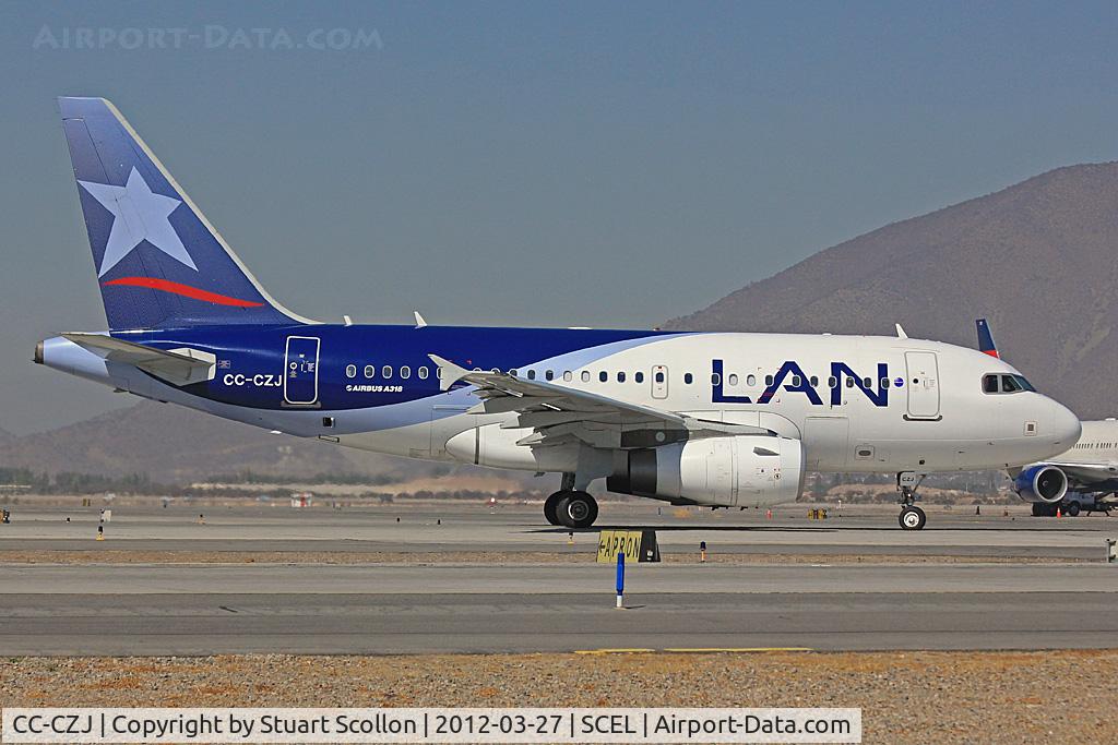 CC-CZJ, 2008 Airbus A318-121 C/N 3585, Lan Airlines