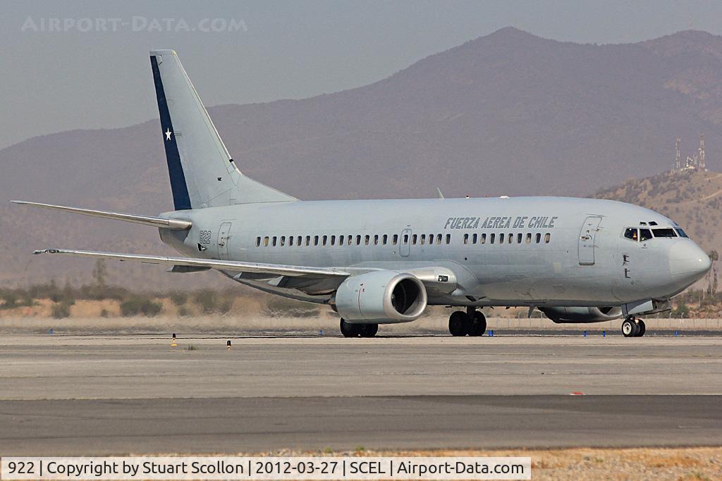 922, 1986 Boeing 737-330(QC) C/N 23524, Chilean A/F