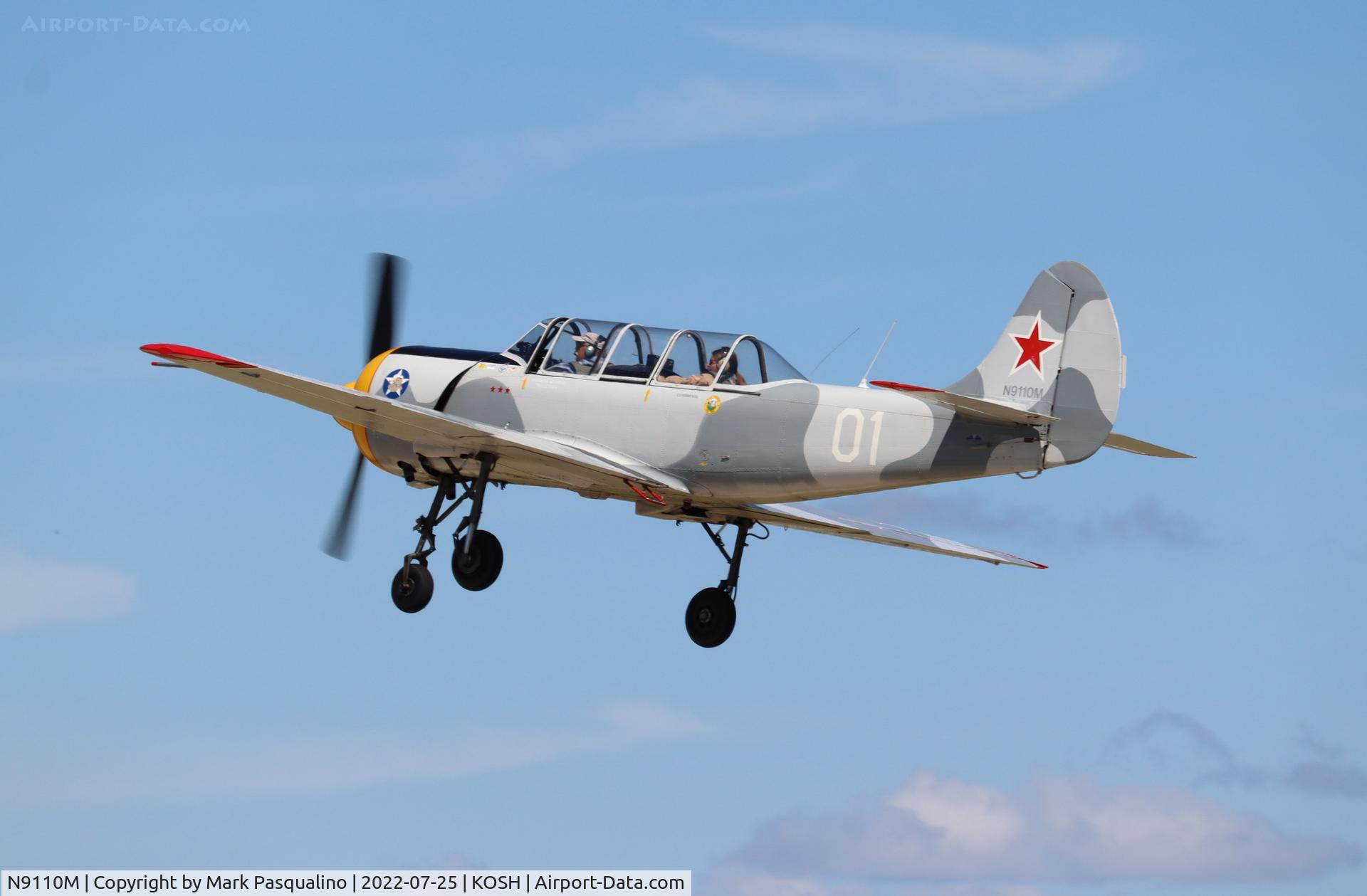 N9110M, 1986 Yakovlev Yak-52 C/N 866112, Yak-52