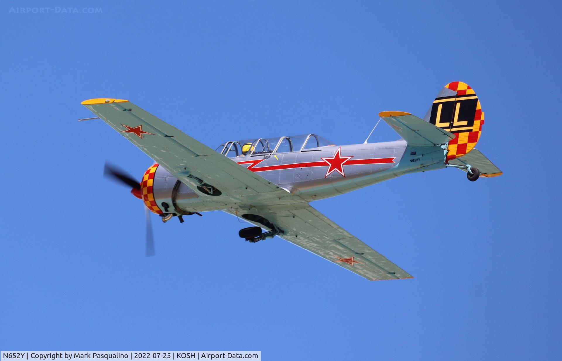 N652Y, 2004 Yakovlev (Aerostar) Yak-52TW C/N 0412510, Yak-52TW