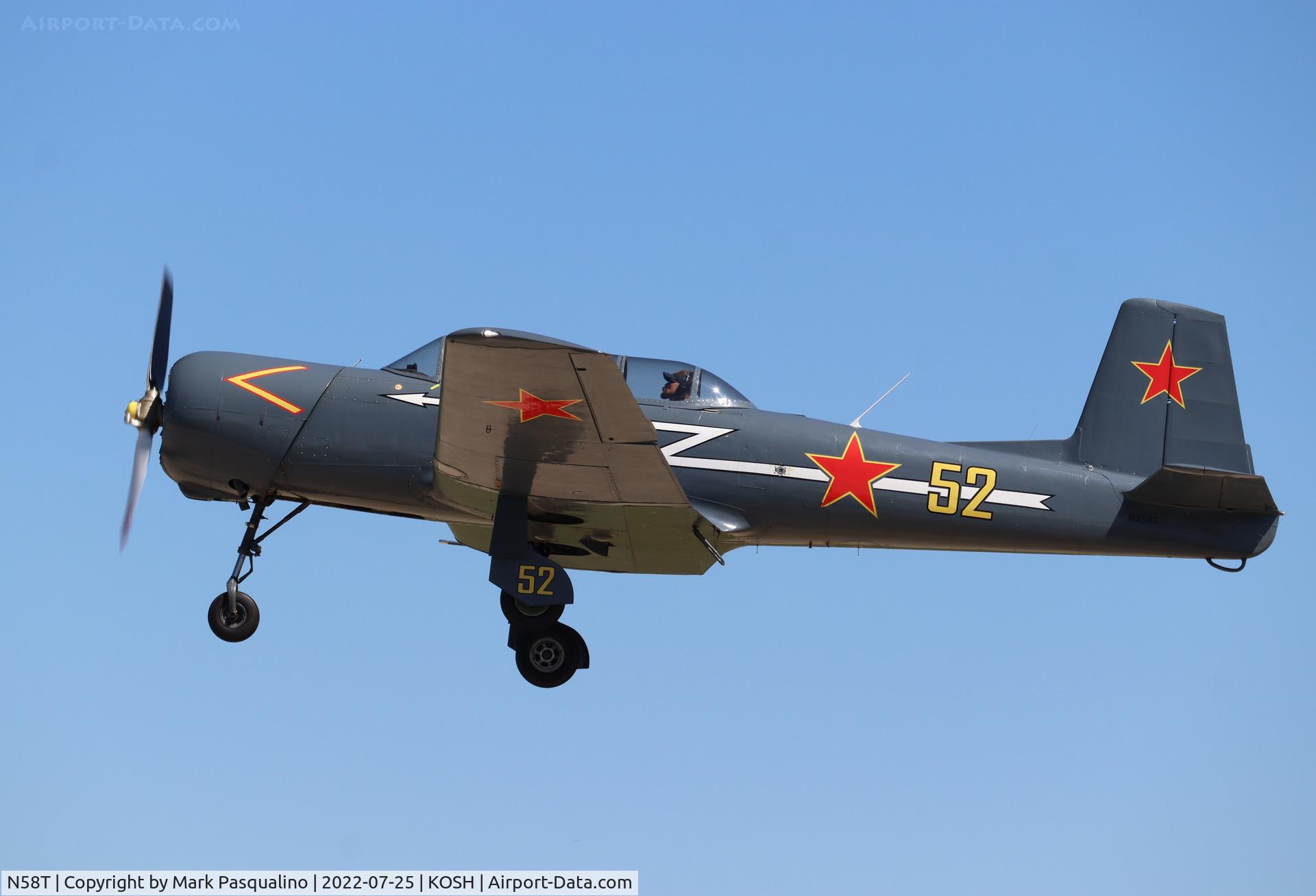 N58T, 1972 Nanchang CJ-6 C/N 2851208, Nanchang CJ-6