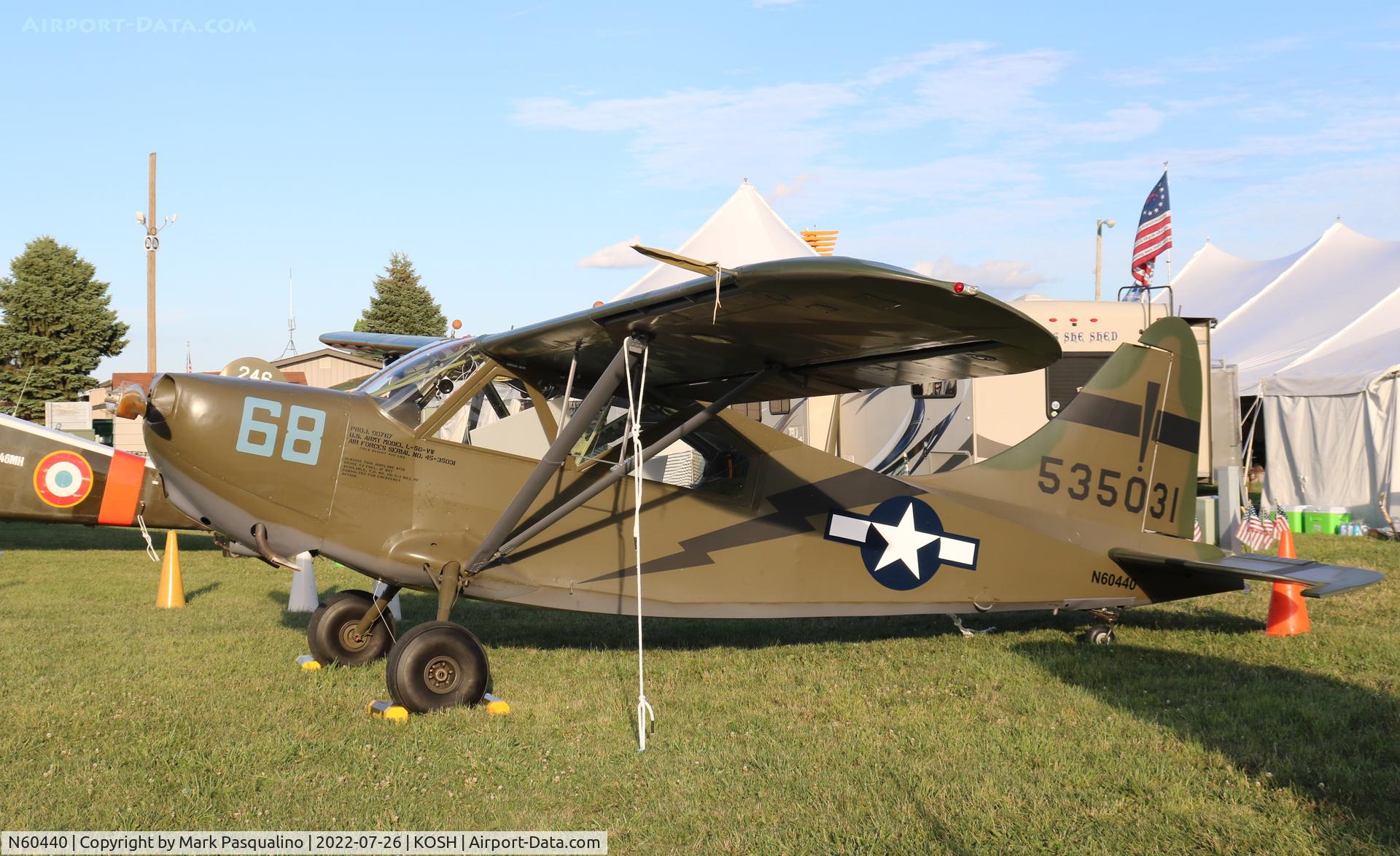 N60440, 1945 Stinson L-5G Sentinel C/N 4010, Stinson L-5G