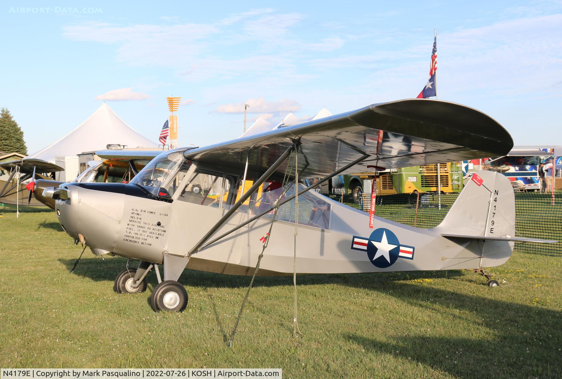 N4179E, 1947 Aeronca 7BCM C/N 7BCM-174, Aeronca L-16