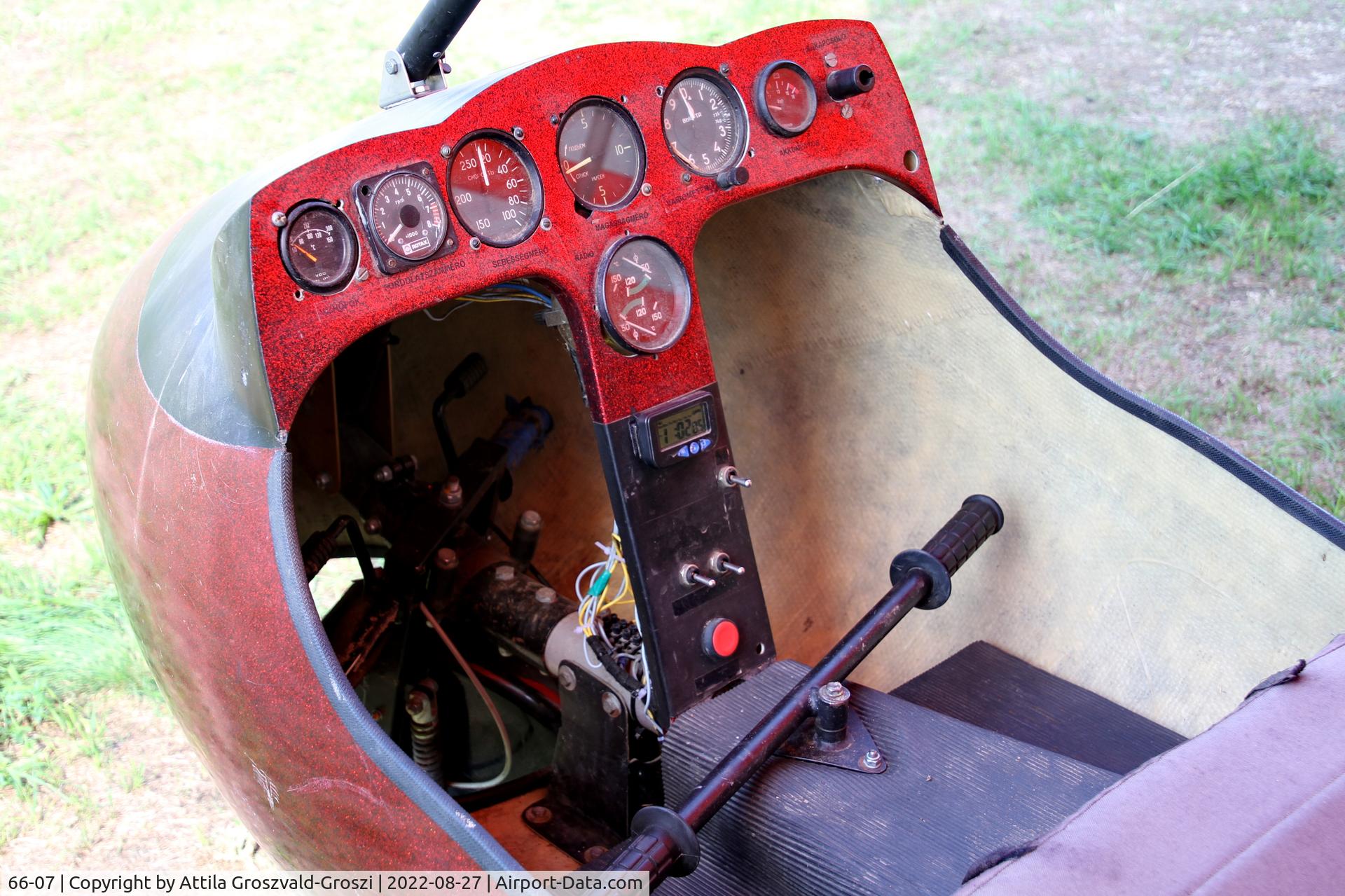 66-07, Halley Apollo CXMD/Racer GT C/N 2050206/------, Dunabogdány - AeroGlobus Airfield, Hungary