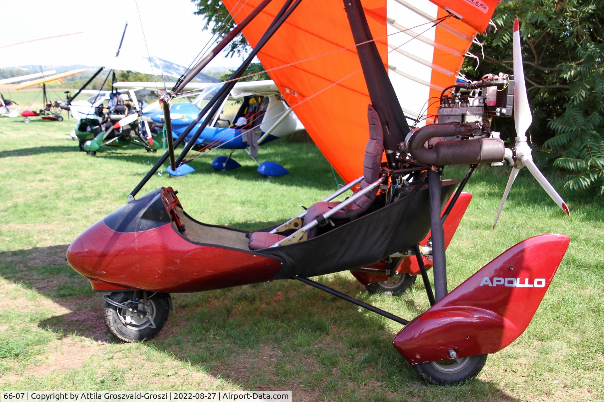 66-07, Halley Apollo CXMD/Racer GT C/N 2050206/------, Dunabogdány - AeroGlobus Airfield, Hungary