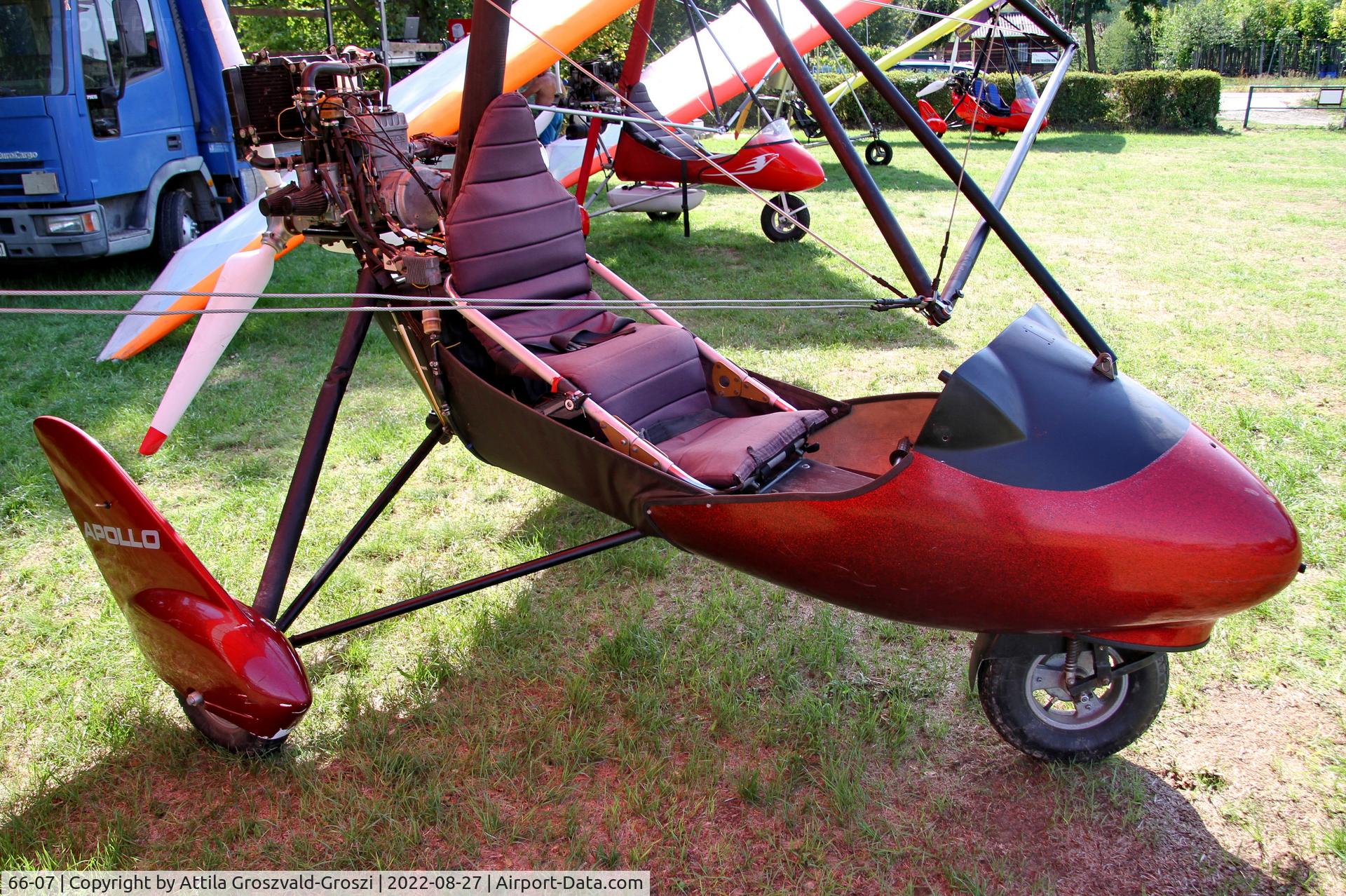 66-07, Halley Apollo CXMD/Racer GT C/N 2050206/------, Dunabogdány - AeroGlobus Airfield, Hungary