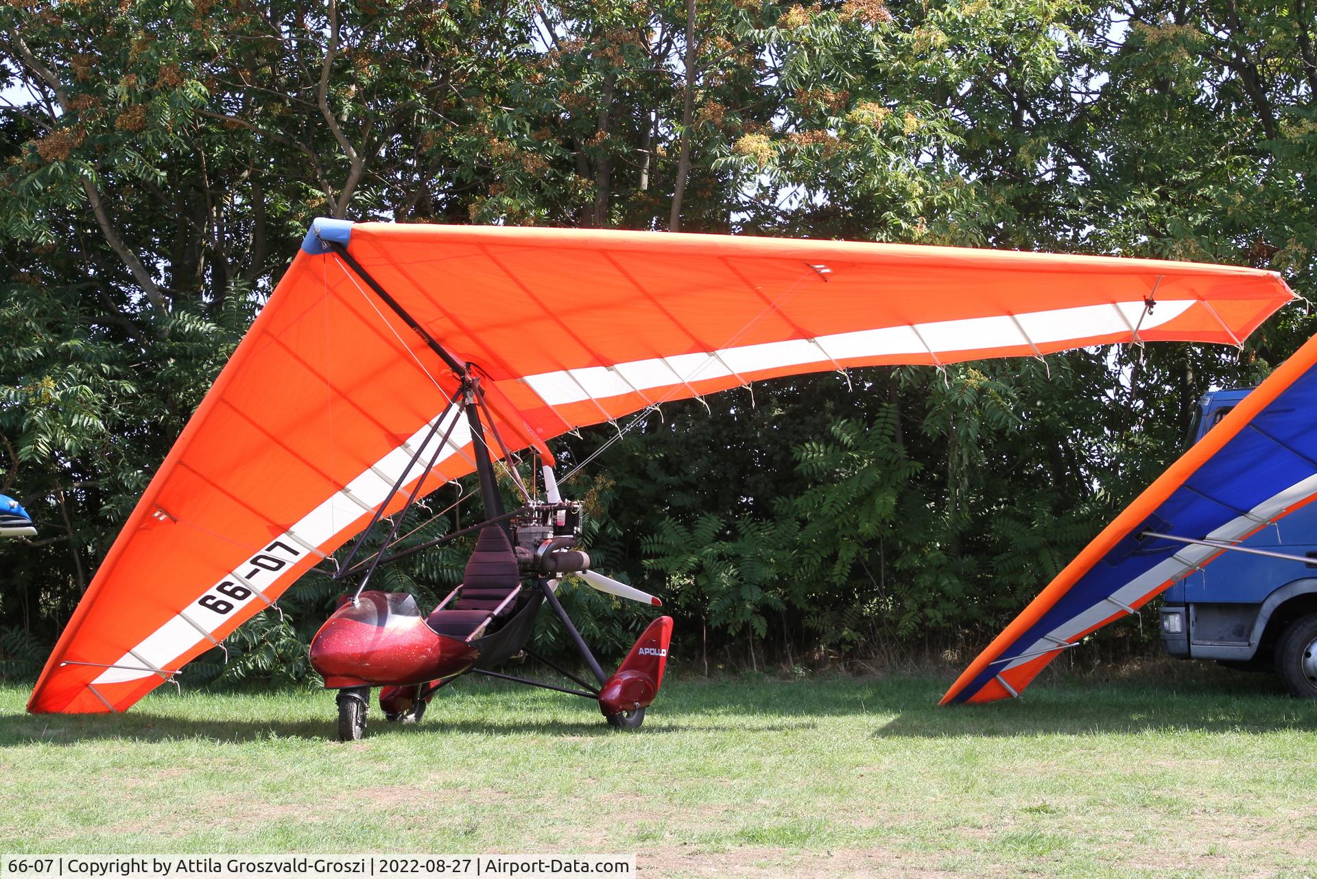66-07, Halley Apollo CXMD/Racer GT C/N 2050206/------, Dunabogdány - AeroGlobus Airfield, Hungary