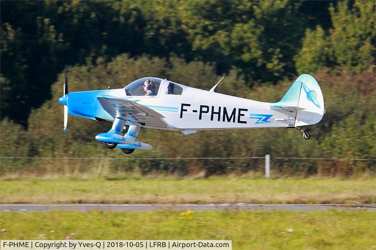 F-PHME, 2002 Nicollier HN-700 Menestrel II C/N 181, Nicollier HN-700 Menestrel II, On final rwy 25L, Brest-Bretagne Airport (LFRB-BES)