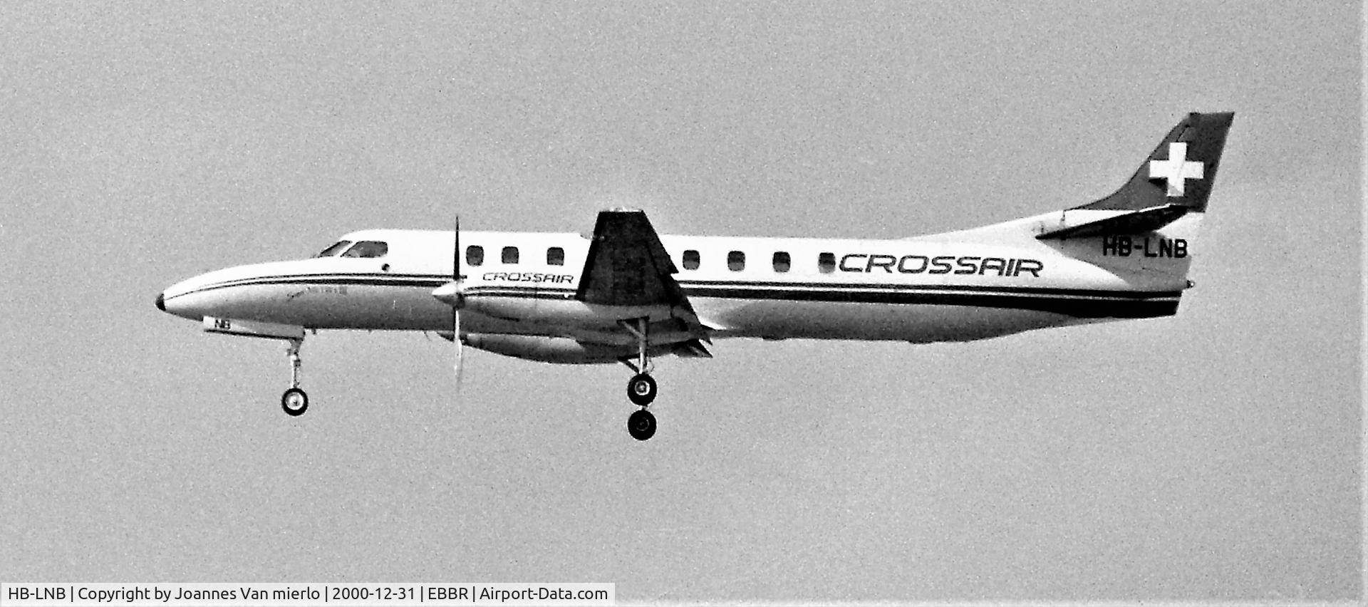 HB-LNB, 1981 Fairchild SA-227AC Metro III C/N AC-470, Brussels