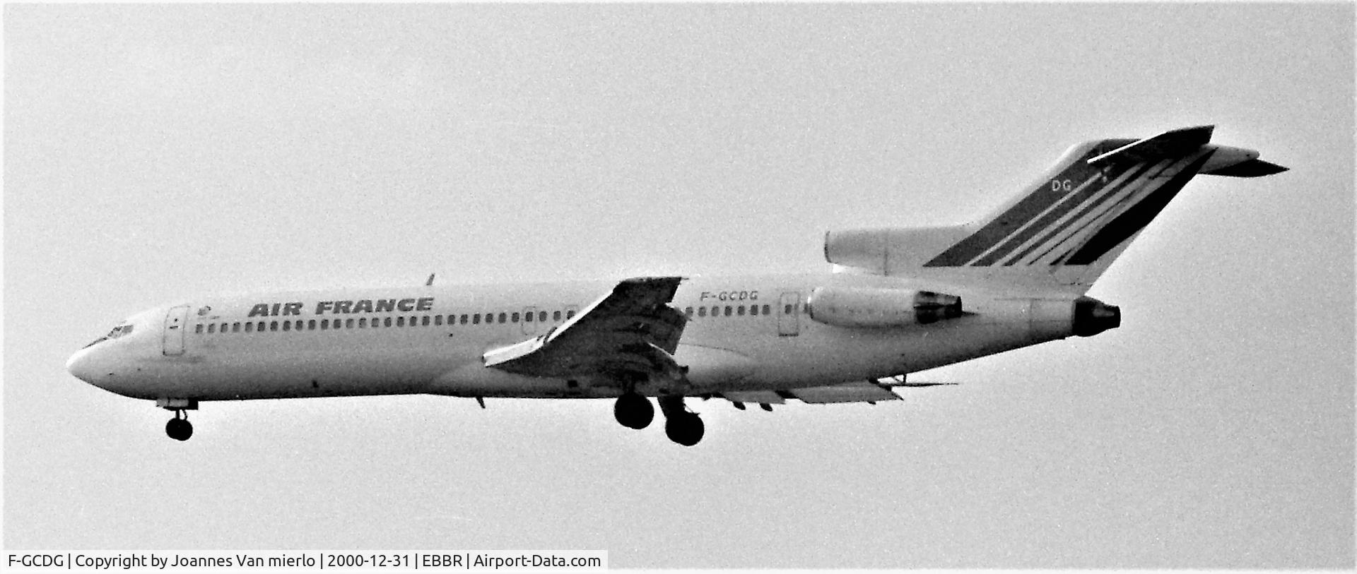 F-GCDG, 1980 Boeing 727-228 C/N 22288, Brussels