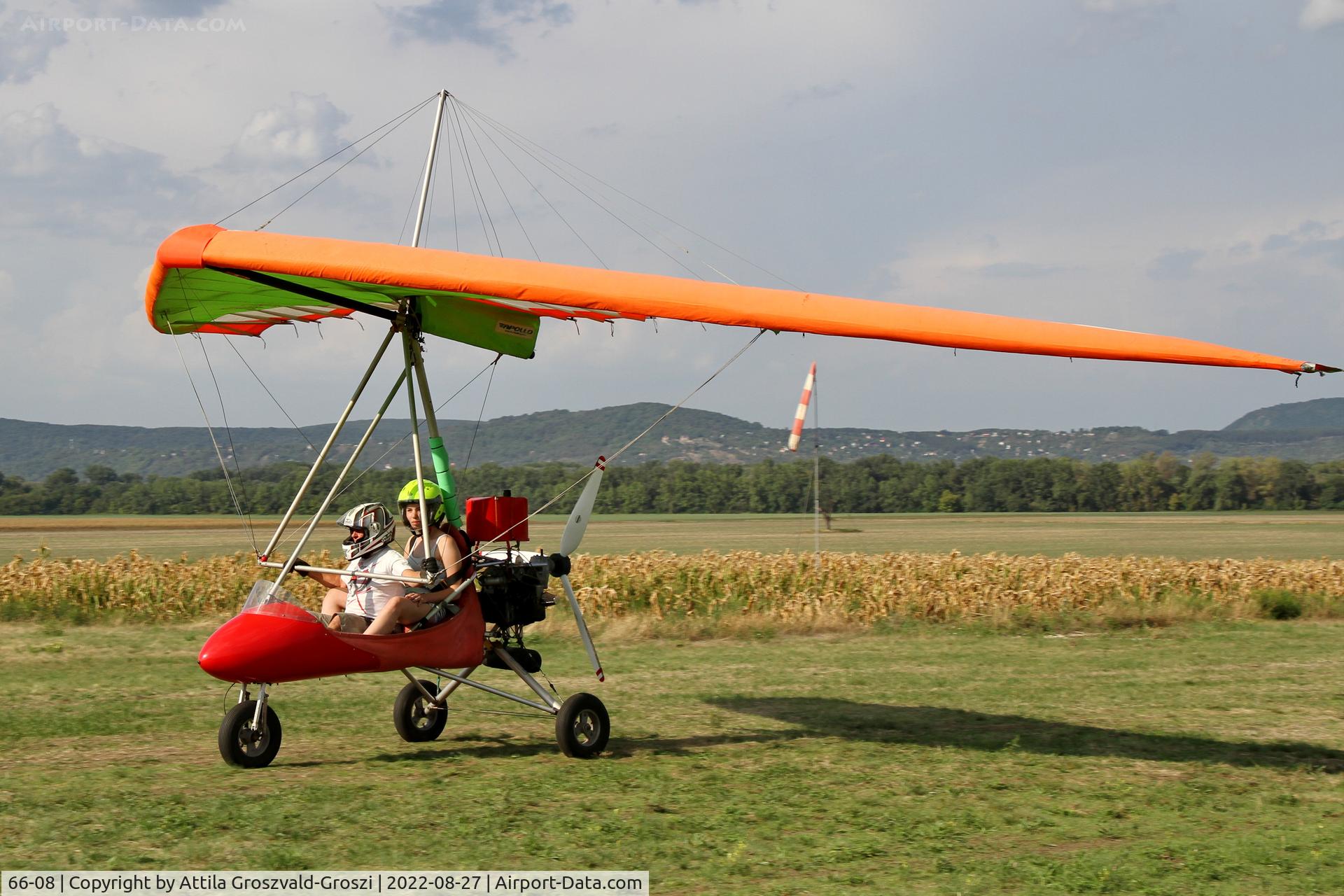 66-08, 1991 Halley Apollo CX-M/Racer GT C/N 050599/MZ 112/91, Dunabogdány - AeroGlobus Airfield, Hungary
