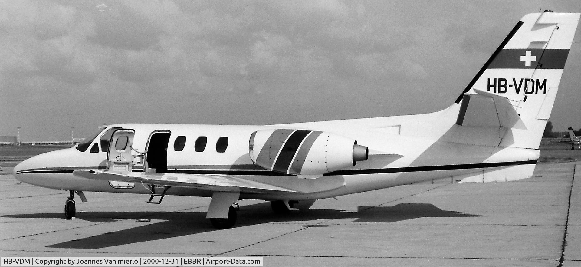 HB-VDM, 1973 Cessna 500 Citation 1 C/N 500-0126, Brussels