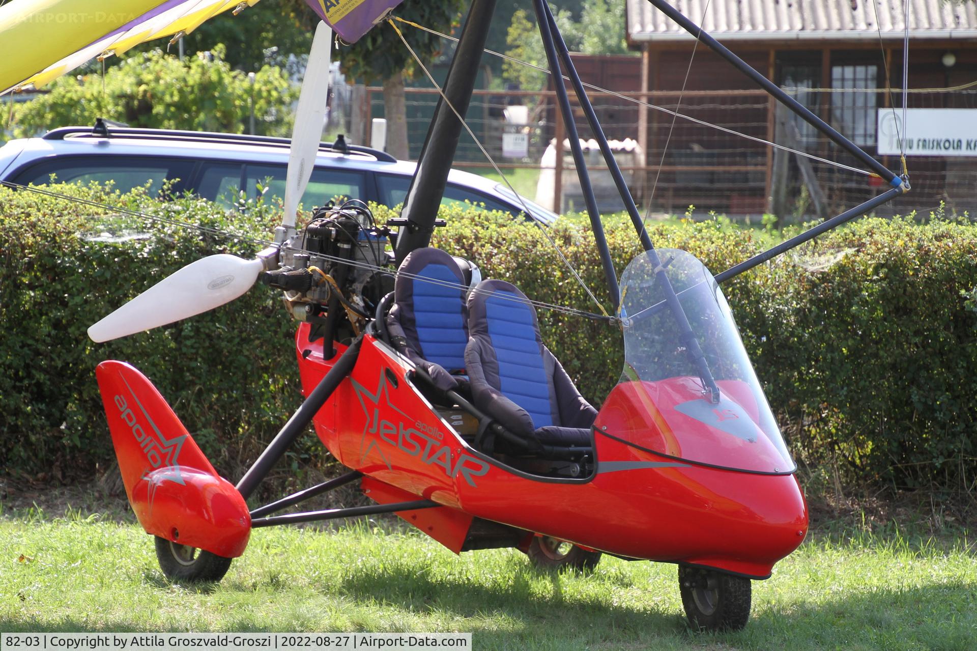 82-03, Halley Apollo CX-MD/Jet Star C/N 080209/------, Dunabogdány - AeroGlobus Airfield, Hungary