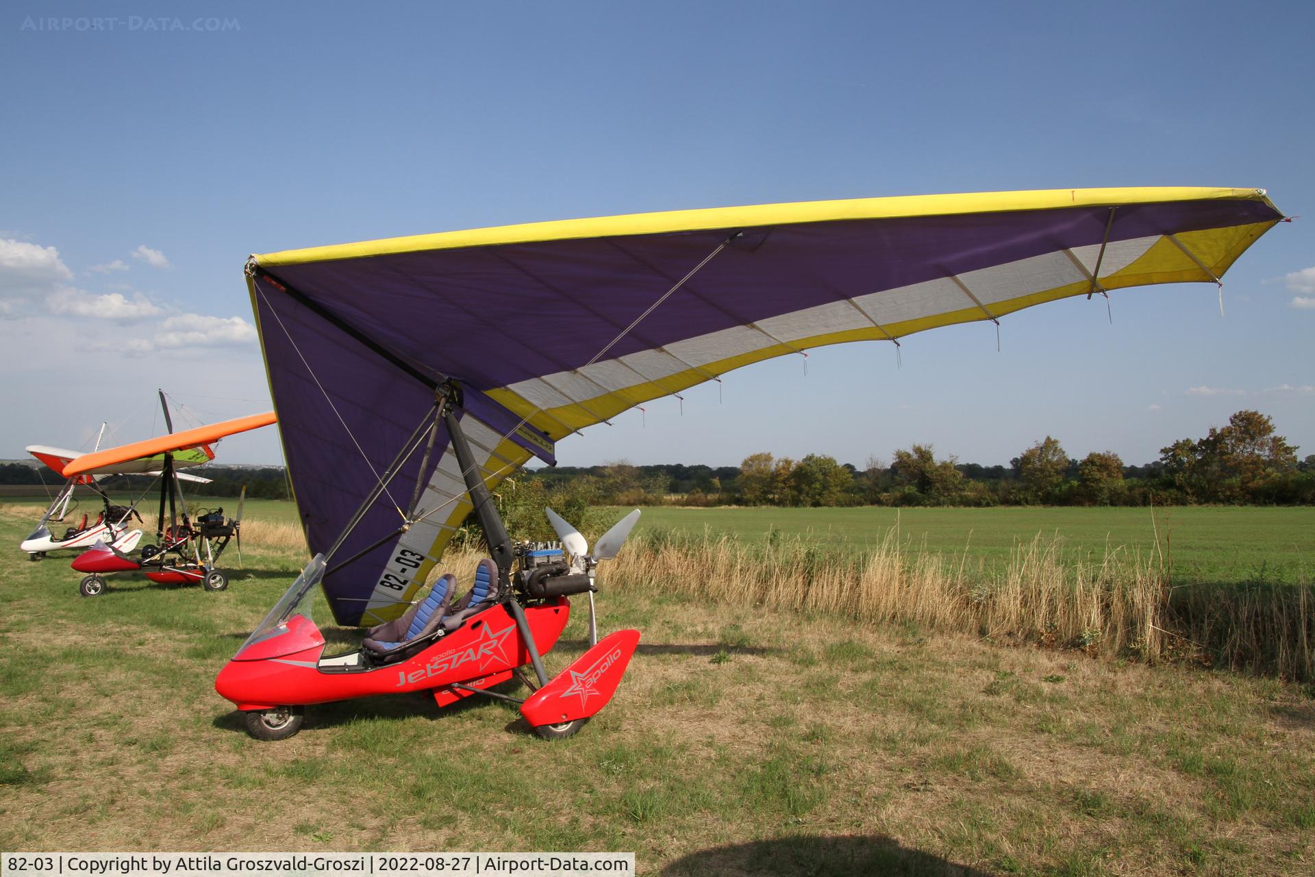 82-03, Halley Apollo CX-MD/Jet Star C/N 080209/------, Dunabogdány - AeroGlobus Airfield, Hungary