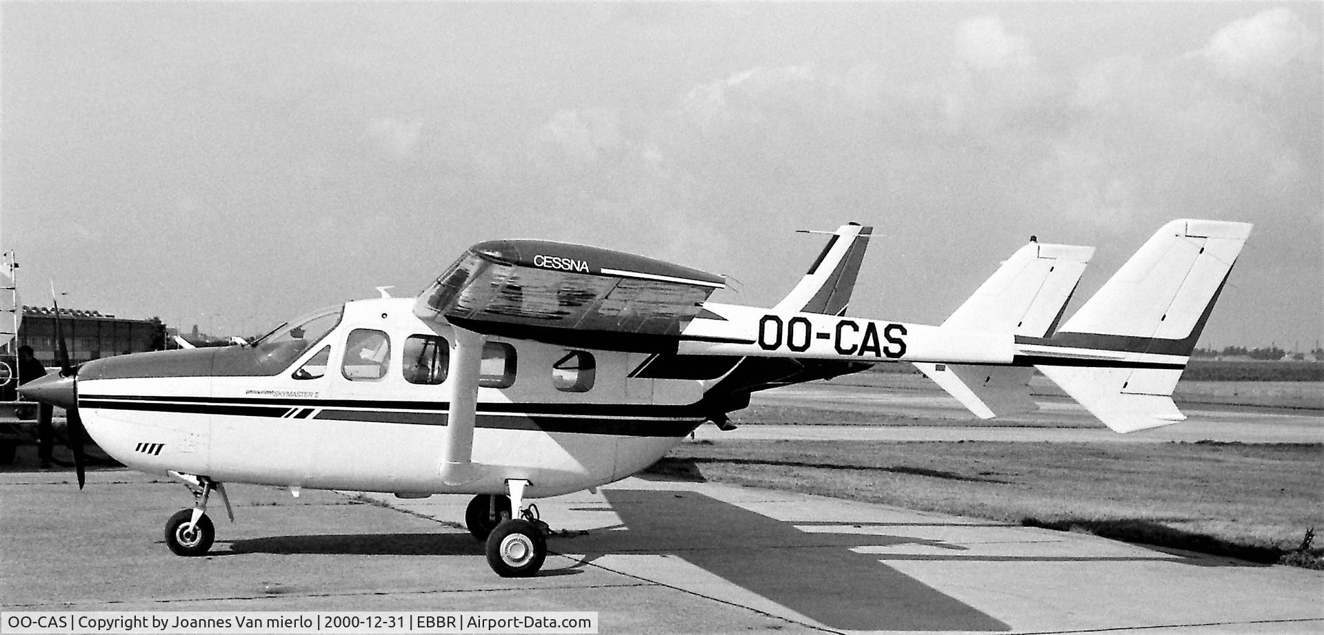 OO-CAS, 1979 Cessna P337H C/N P3370325, Brussels