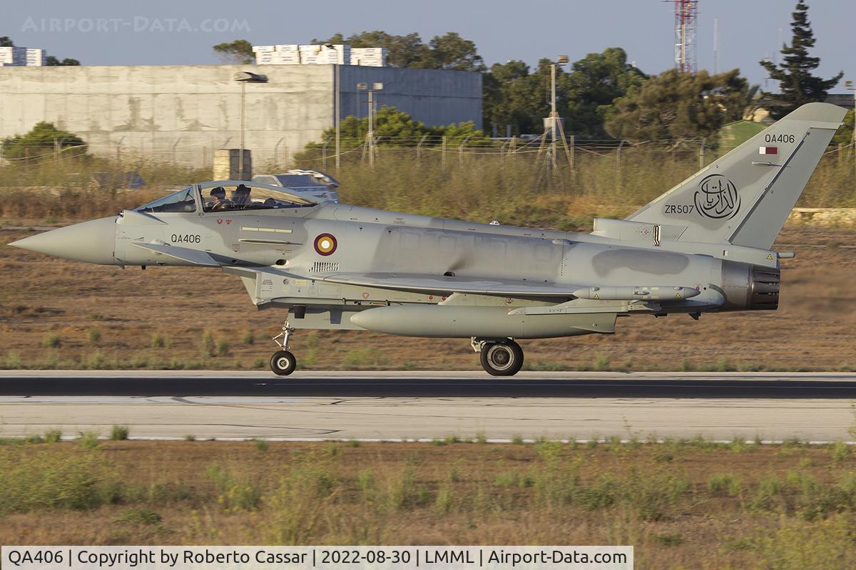 QA406, 2021 Eurofighter EF-2000 Typhoon FGR.4 C/N MS003, Runway 13 Backtrack