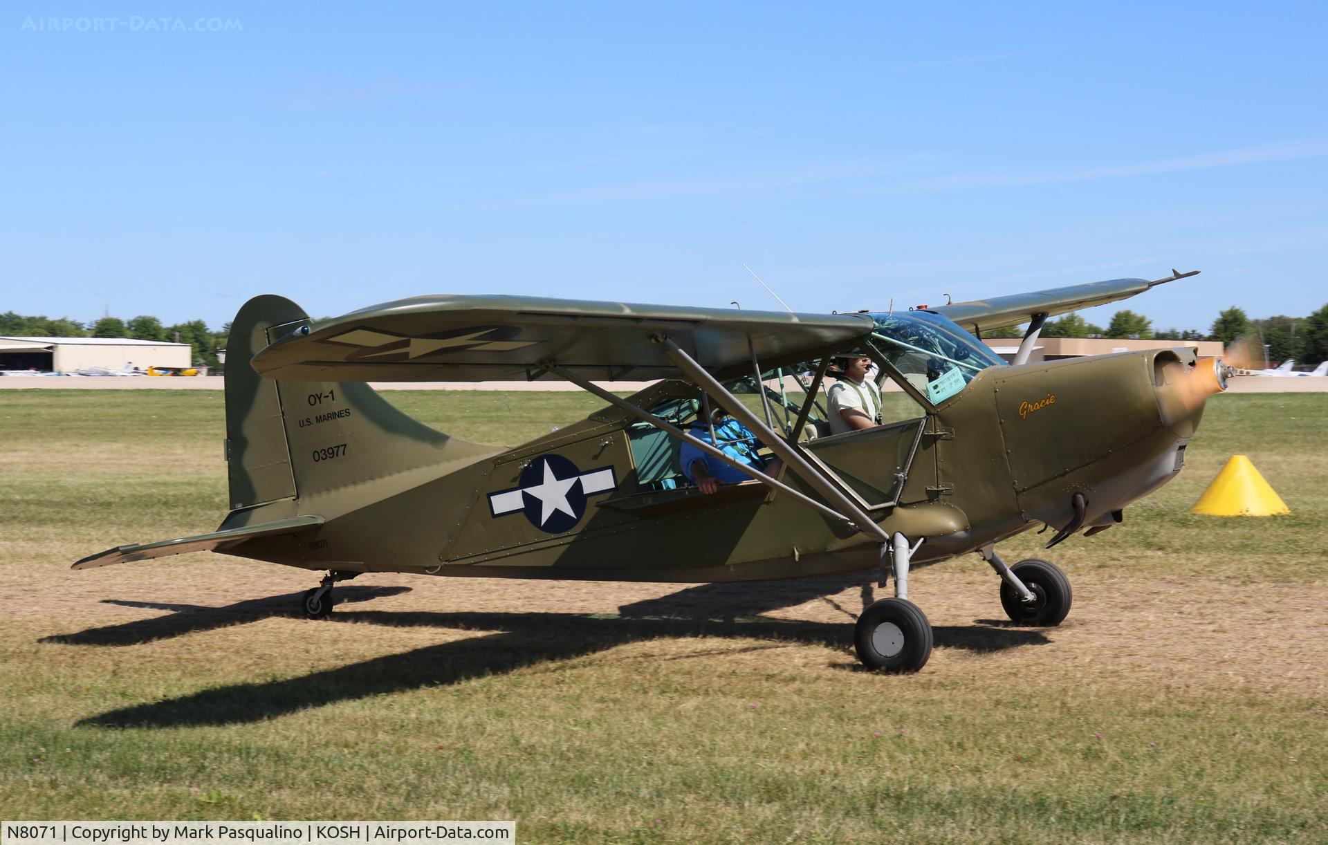 N8071, 1945 Stinson L-5E Sentinel C/N 44-18071, Stinson L-5E
