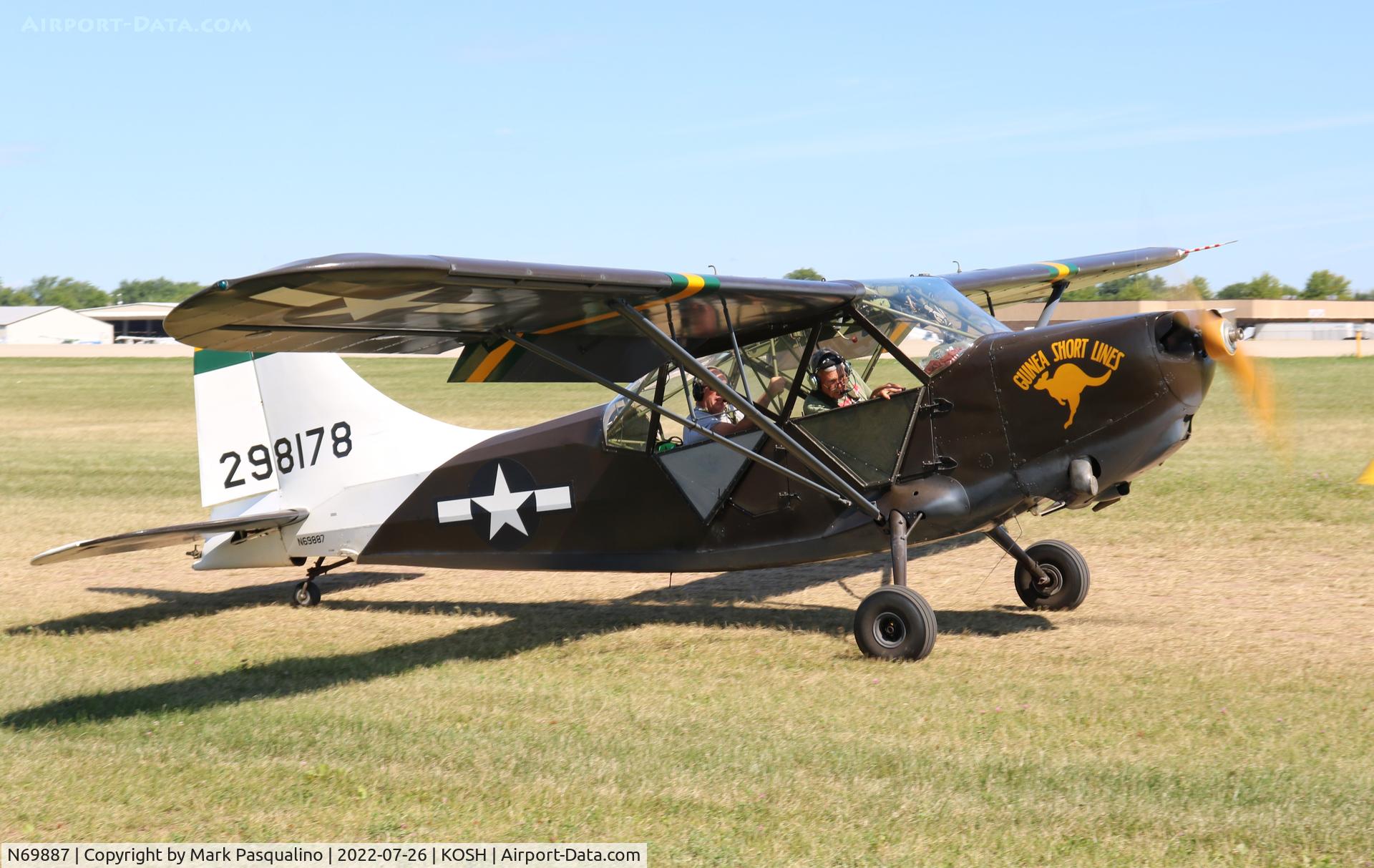 N69887, 1943 Stinson L-5 Sentinel C/N 76-419, Stinson L-5