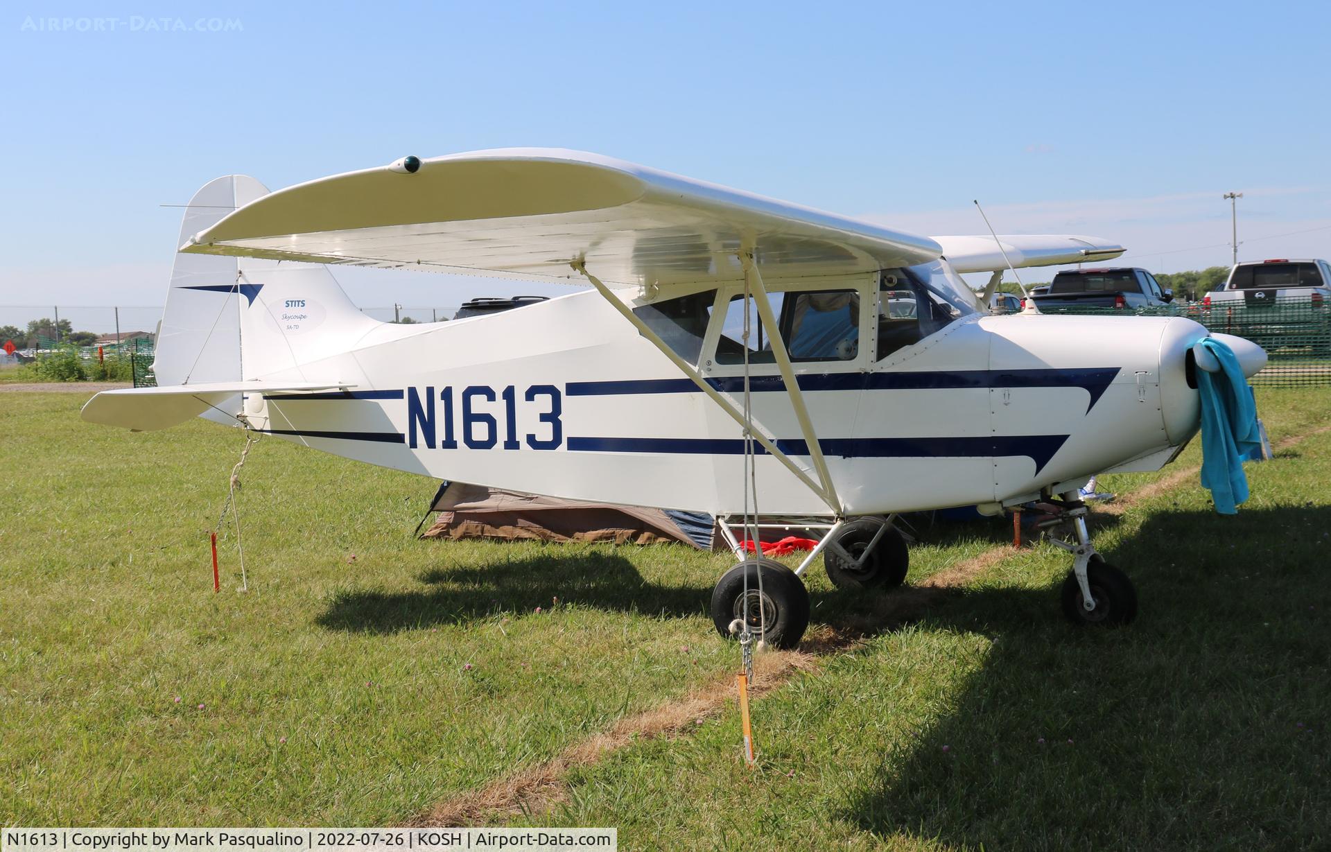 N1613, 1969 Stits SA-7D Skycoupe C/N 384, Stits SA-7D Skycoupe