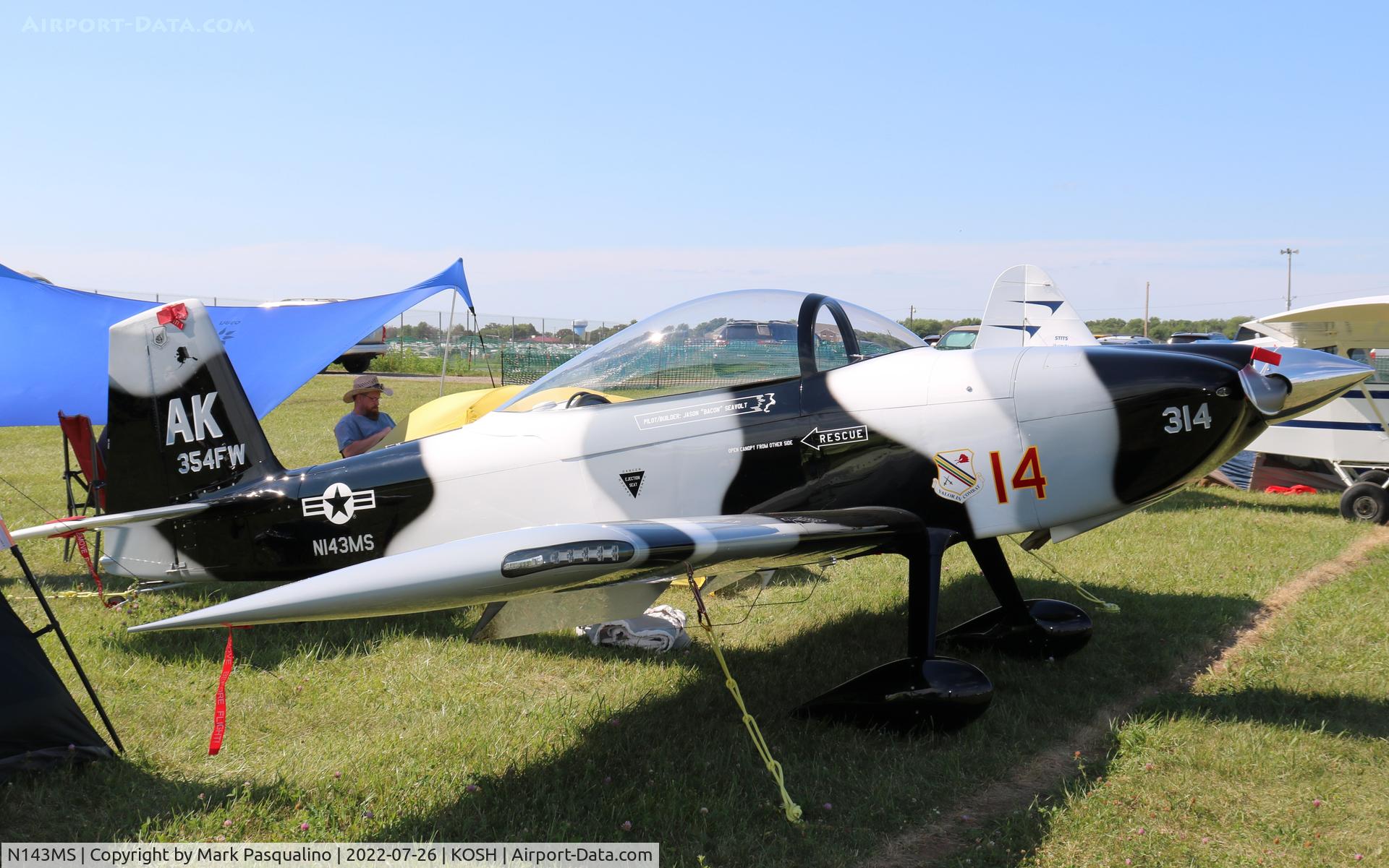 N143MS, 2017 Vans RV-8 C/N 83140, Vans RV-8