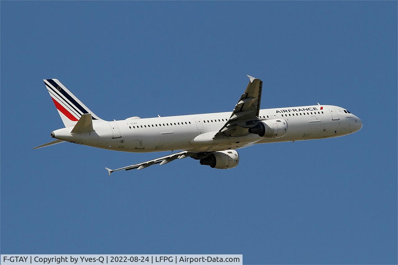 F-GTAY, 2010 Airbus A321-212 C/N 4251, Airbus A321-212, Climbing from rwy 09R, Roissy Charles De Gaulle airport (LFPG-CDG)