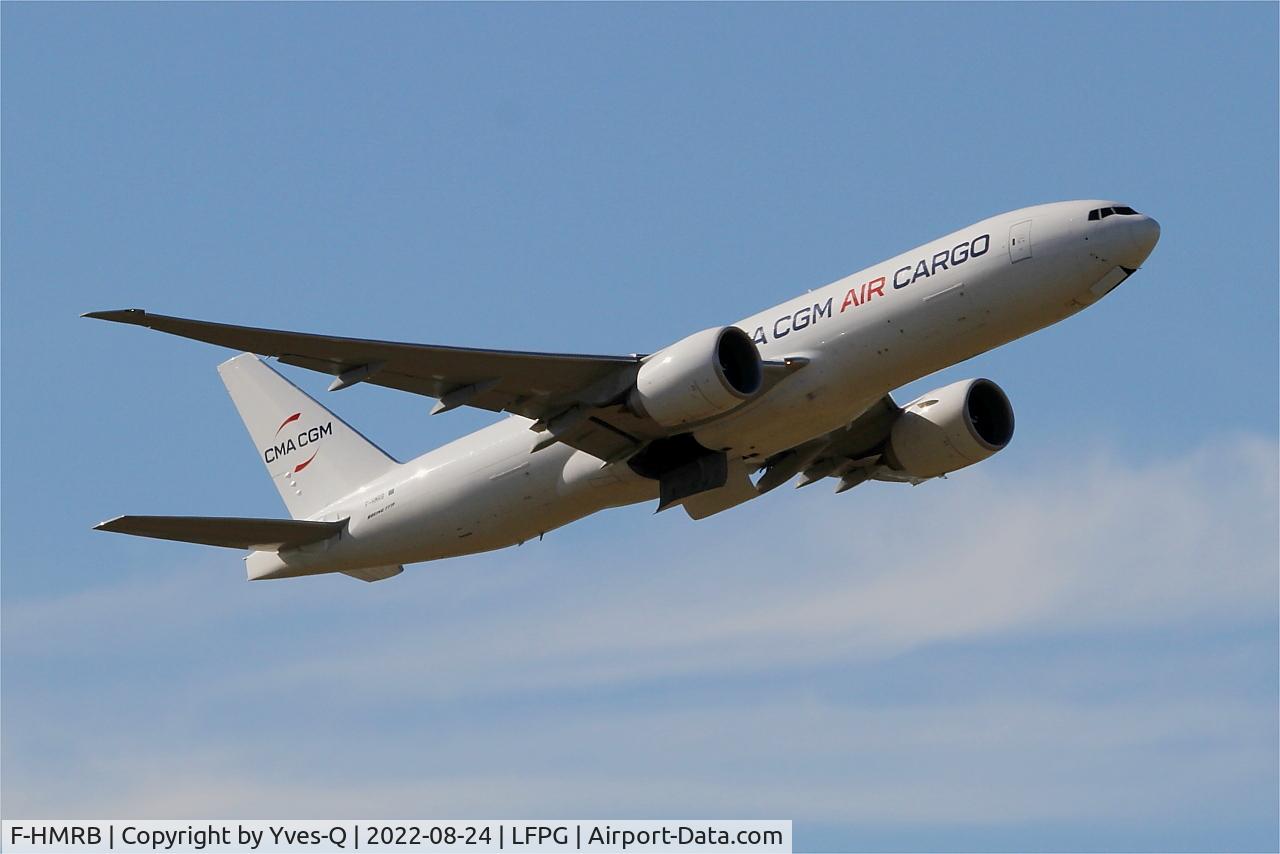 F-HMRB, 2022 Boeing 777-F C/N 67460, Boeing 777-F, Take off rwy 08L, Roissy Charles De Gaulle airport (LFPG-CDG)