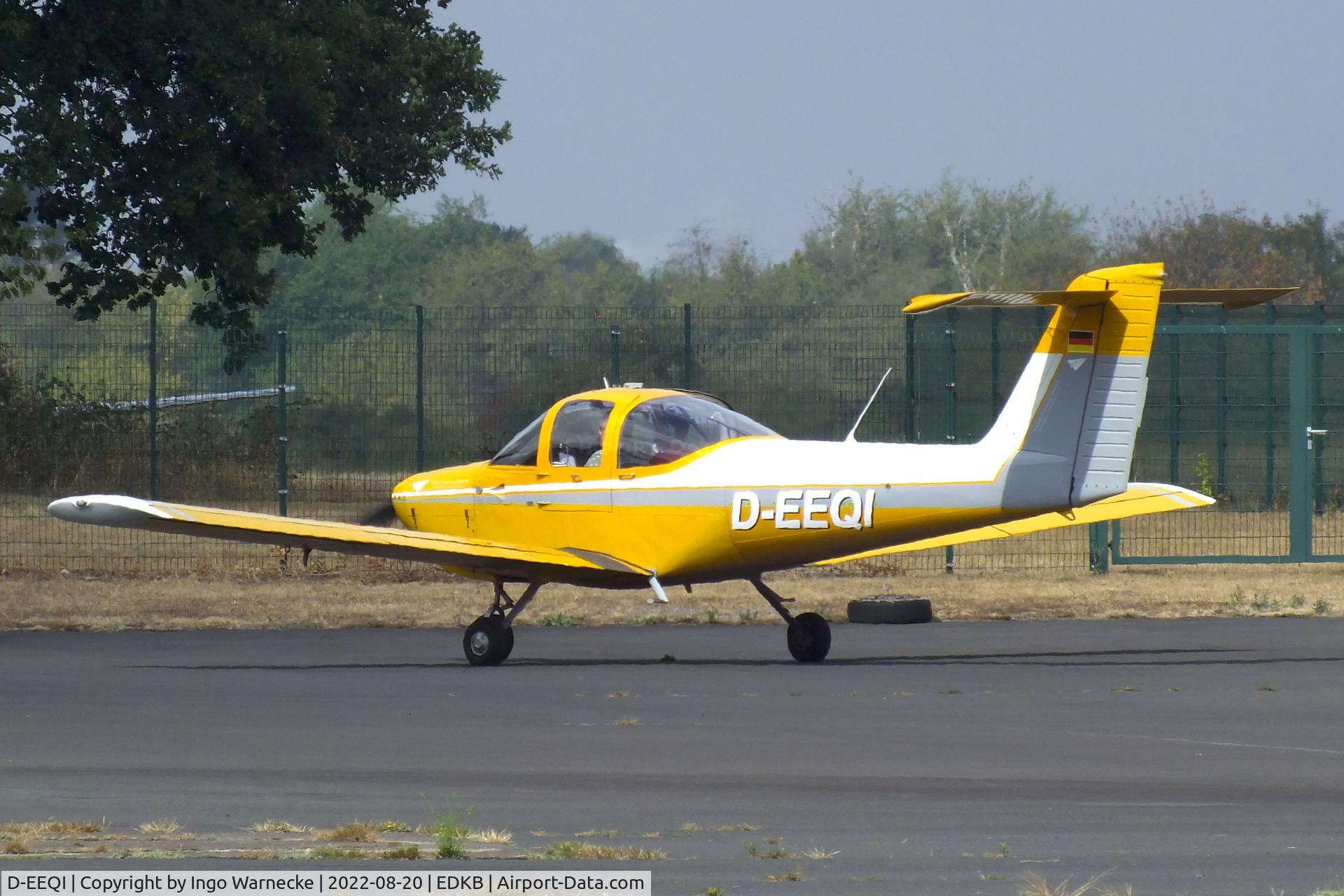 D-EEQI, 1979 Piper PA-38-112 Tomahawk C/N 38-79A0747, Piper PA-38-112 Tomahawk at Bonn-Hangelar airfield during the Grumman Fly-in 2022