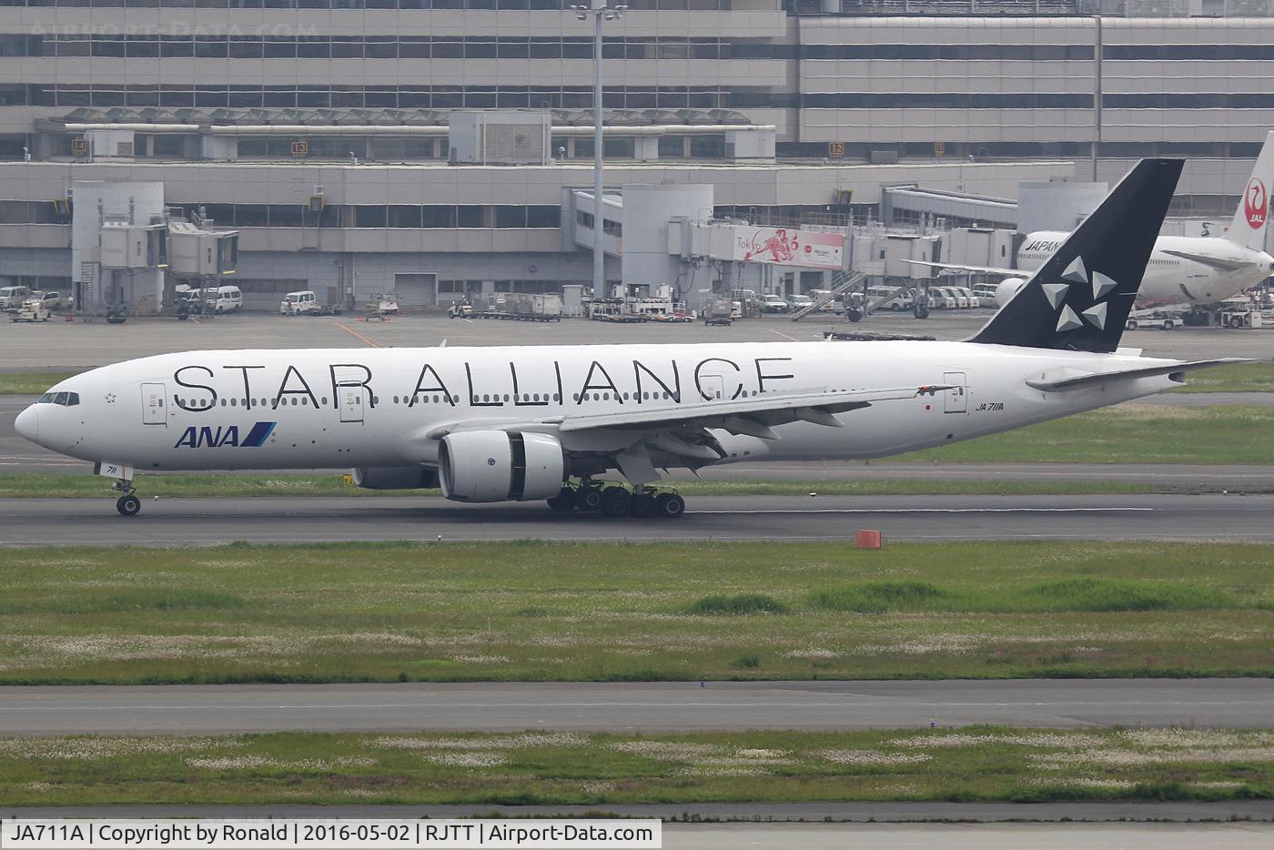 JA711A, Boeing 777-281 C/N 33406, at rjtt