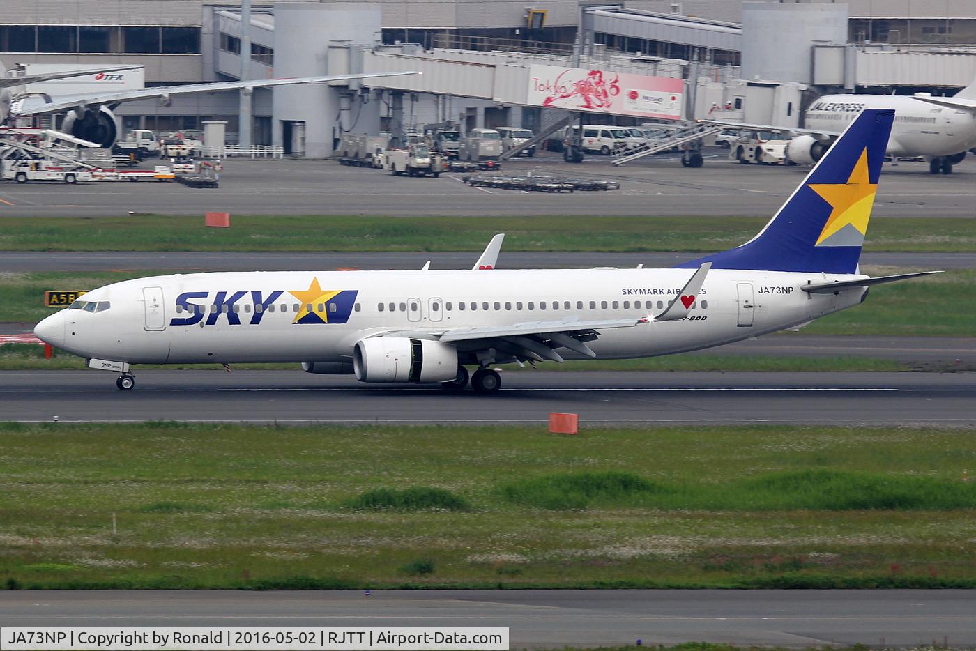 JA73NP, 2012 Boeing 737-8HX C/N 38109, at hnd
