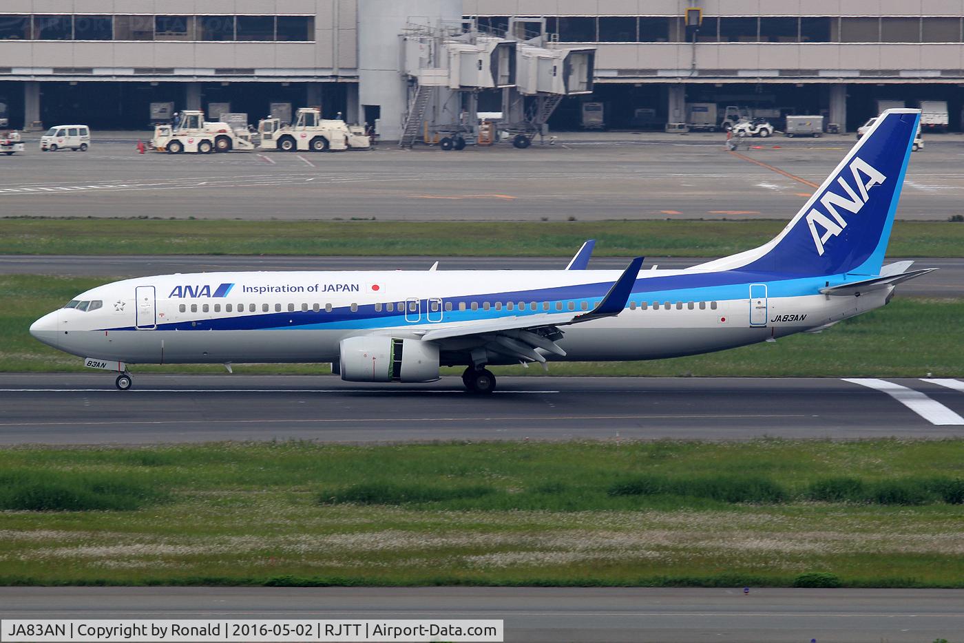 JA83AN, 2015 Boeing 737-881 C/N 62638, at hnd