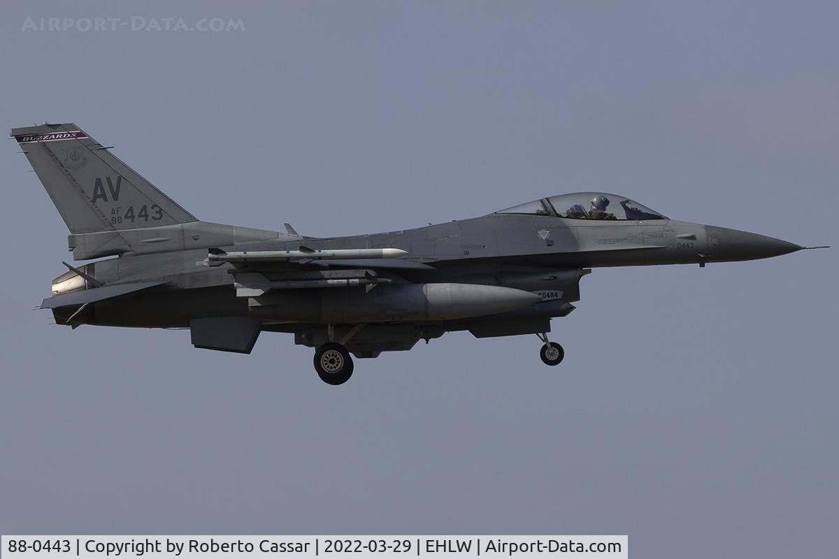 88-0443, General Dynamics F-16C Fighting Falcon C/N 1C-45, Frisian Flag 2022