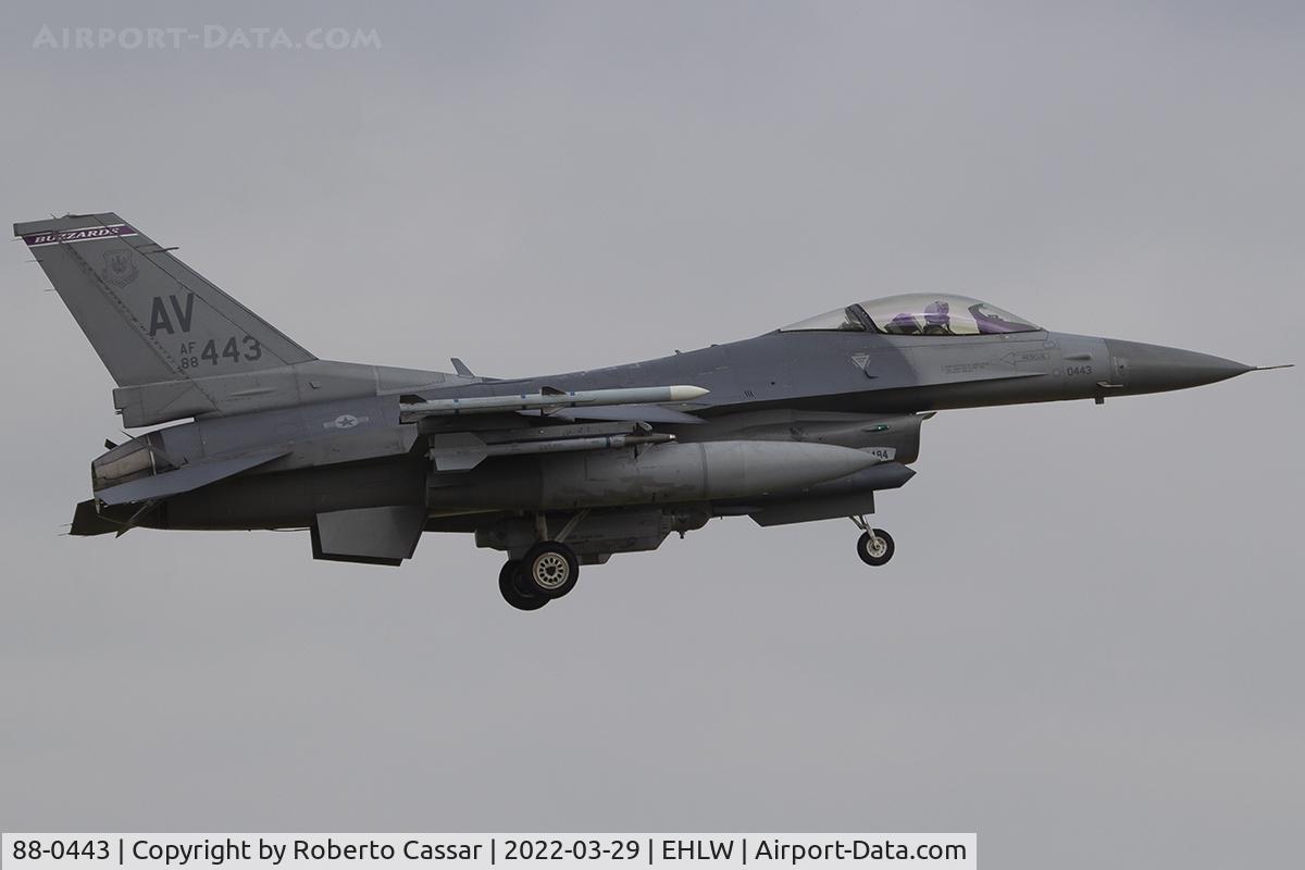 88-0443, General Dynamics F-16C Fighting Falcon C/N 1C-45, Frisian Flag 2022