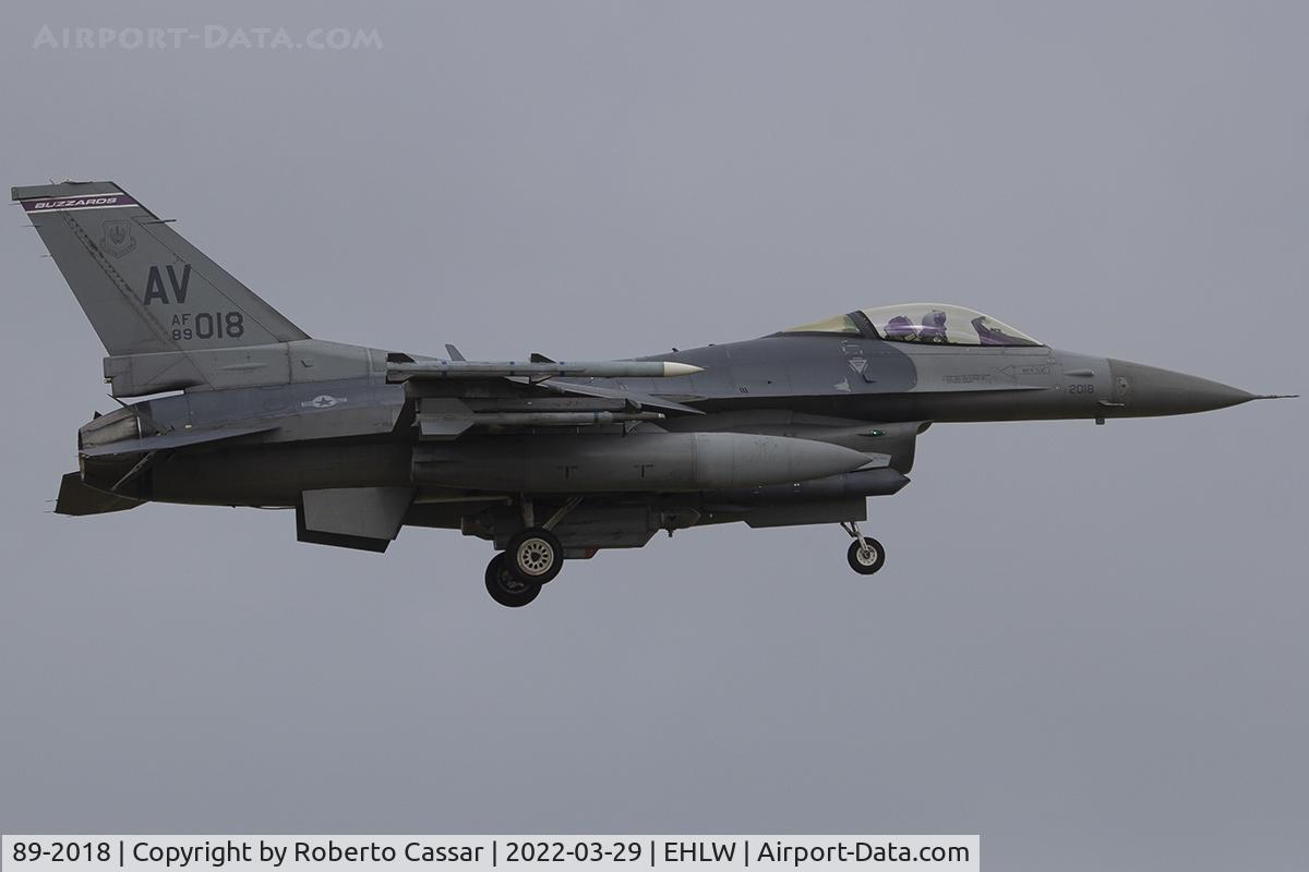 89-2018, General Dynamics F-16C Fighting Falcon C/N 1C-171, Frisian Flag 2022