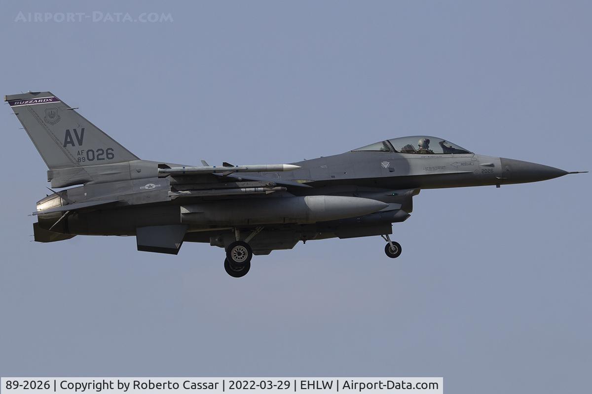 89-2026, General Dynamics F-16C Fighting Falcon C/N 1C-179, Frisian Flag 2022