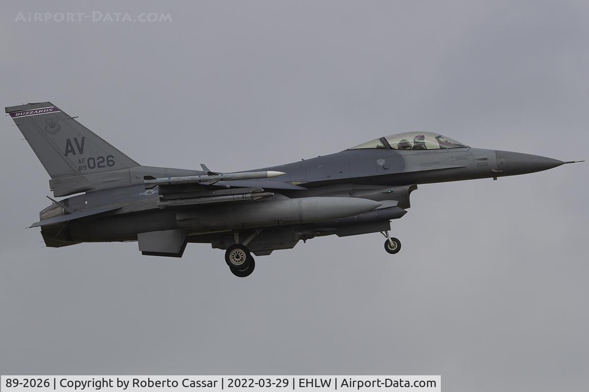 89-2026, General Dynamics F-16C Fighting Falcon C/N 1C-179, Frisian Flag 2022