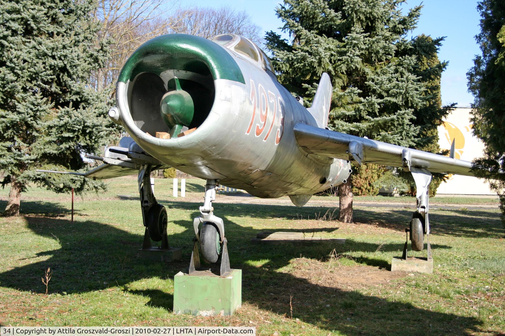 34, Mikoyan-Gurevich MiG-19PM C/N 65211034, LHTA - Taszár Air Base, Hungary
