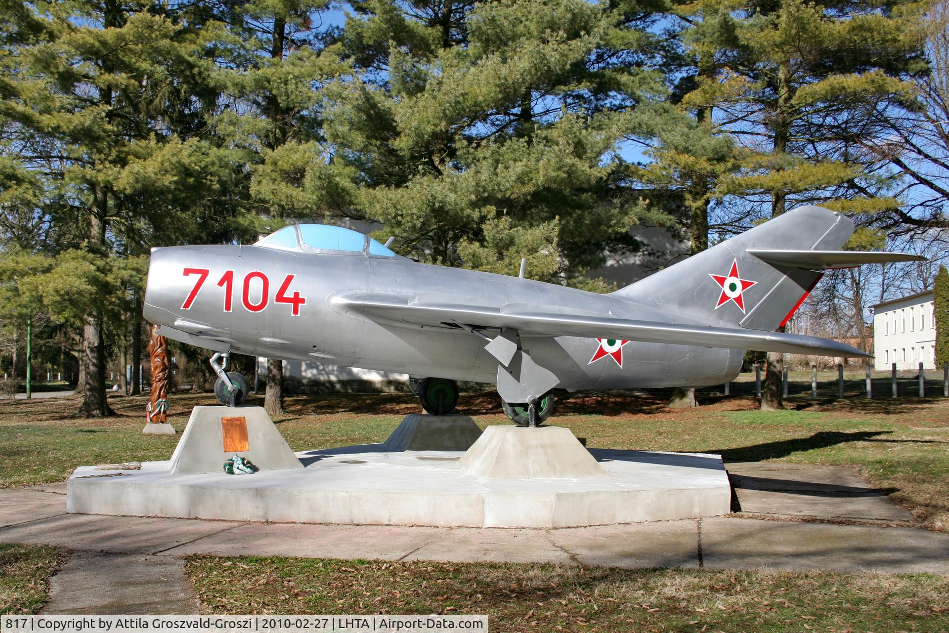 817, Mikoyan-Gurevich MiG-15bis C/N 31530817, LHTA - Taszár Air Base, Hungary