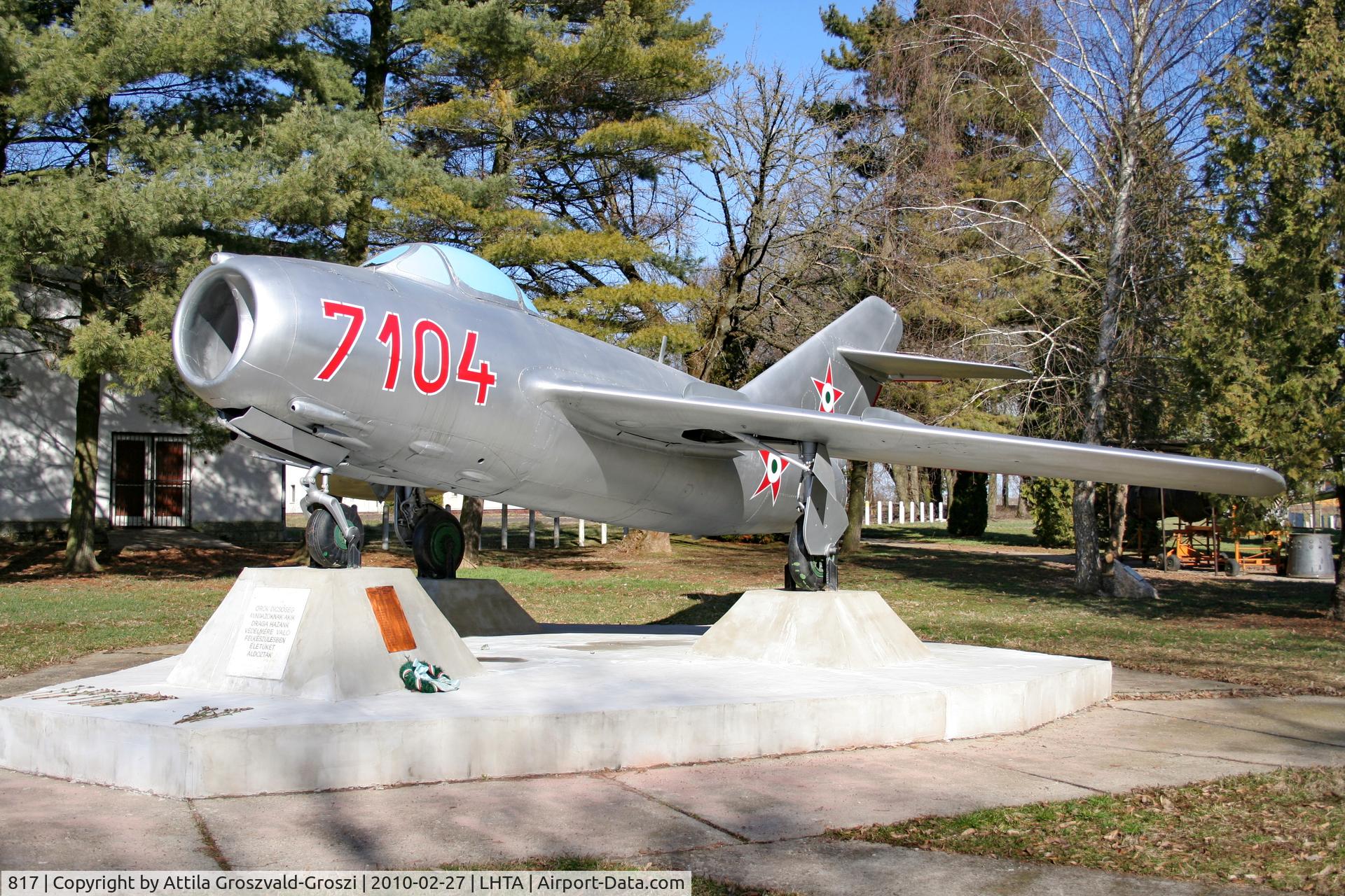817, Mikoyan-Gurevich MiG-15bis C/N 31530817, LHTA - Taszár Air Base, Hungary