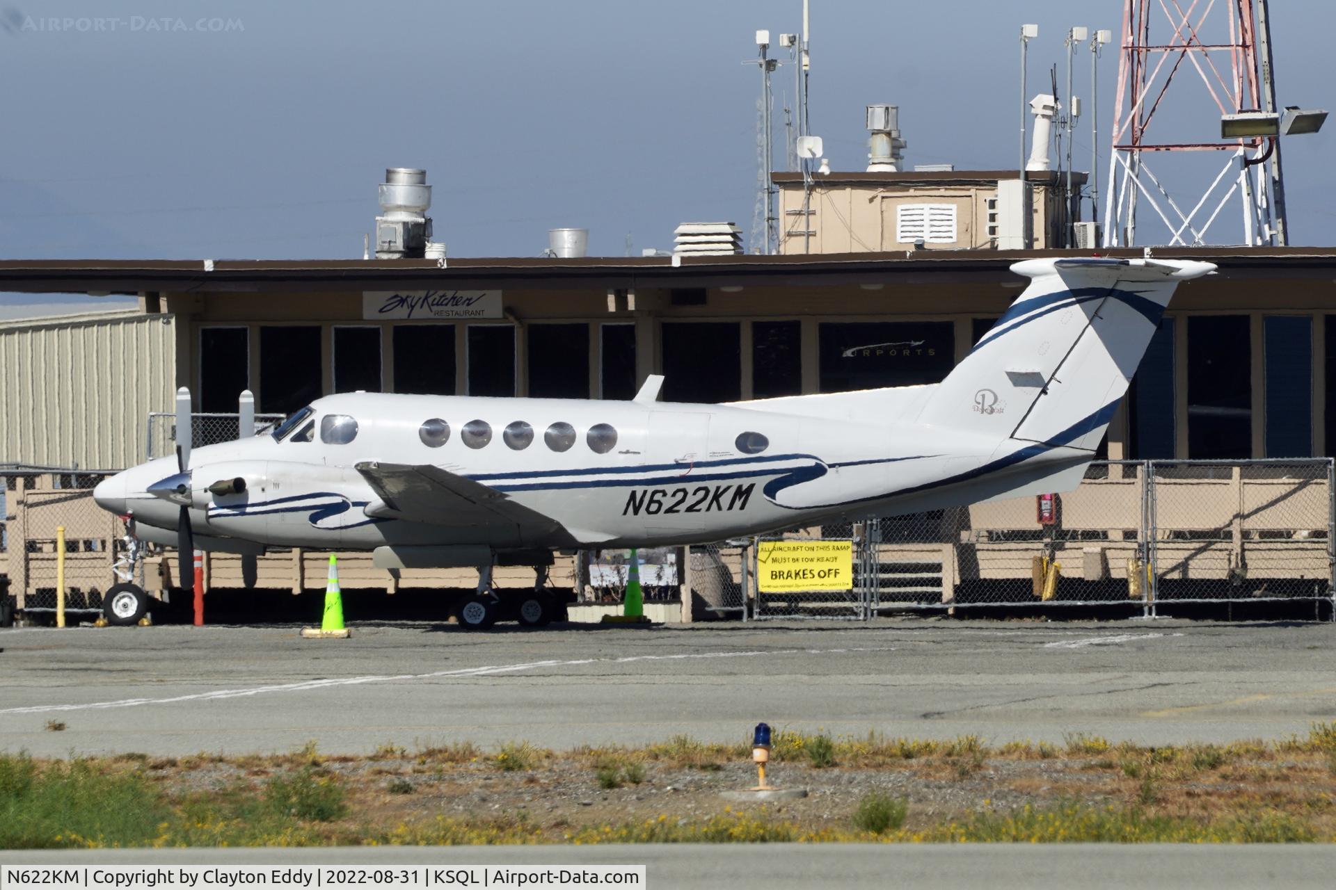 N622KM, 1981 Beech Super King Air 200 C/N BB-491, San Carlos Airport in California 2022.