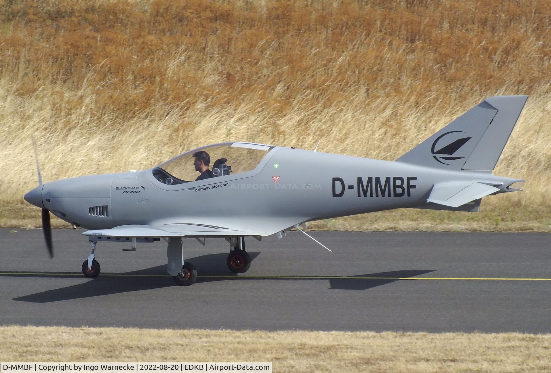 D-MMBF, Blackshape Prime BS-100 C/N not found_D-MMBF, Blackshape Prime BS-100 at Bonn-Hangelar airfield during the Grumman Fly-in 2022