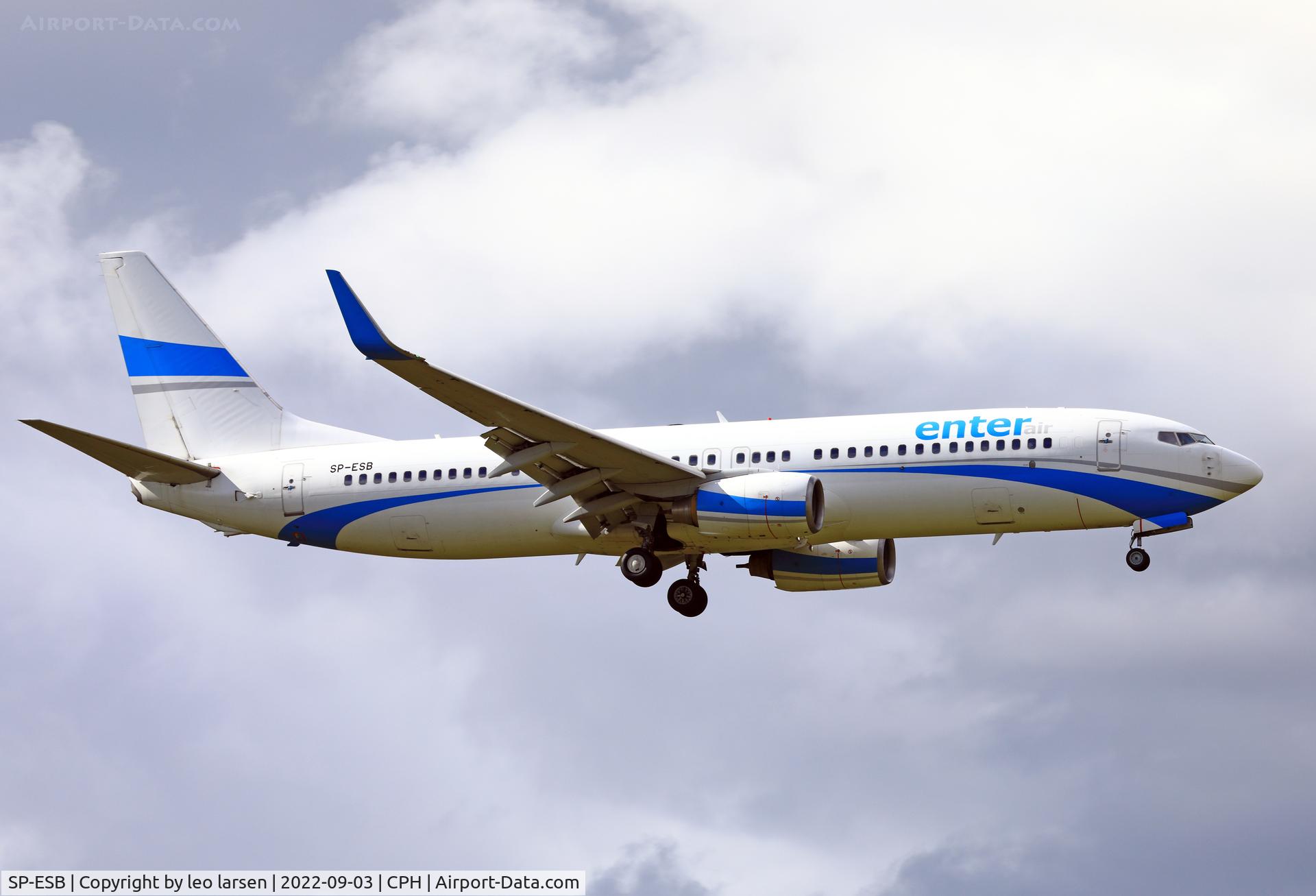 SP-ESB, 2003 Boeing 737-8Q8 C/N 30692, Copenhagen 3.9.2022